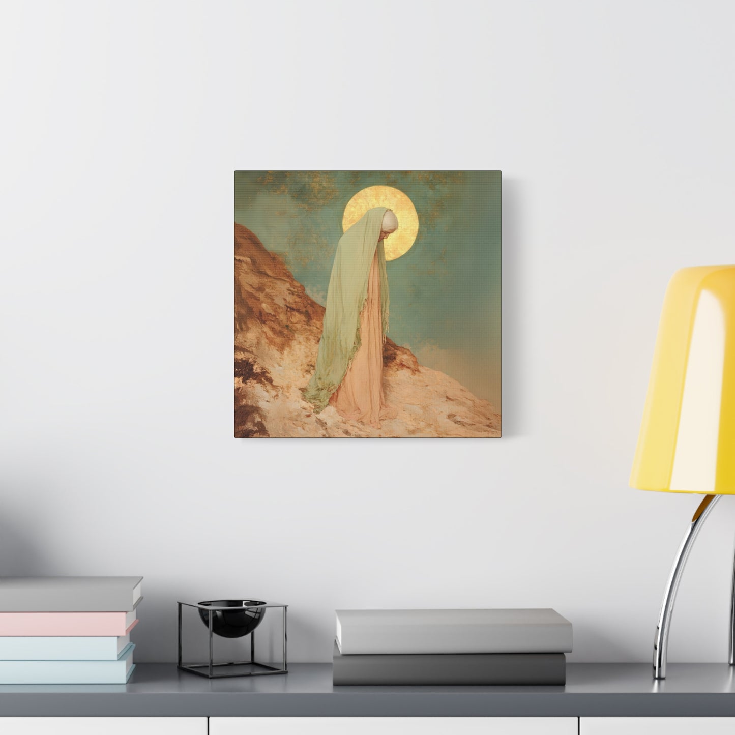 Saint Melania the Elder - Desert Mother - Gallery Wrapped Canvas - Print - Religious Art for your Home - Catholic Art Print