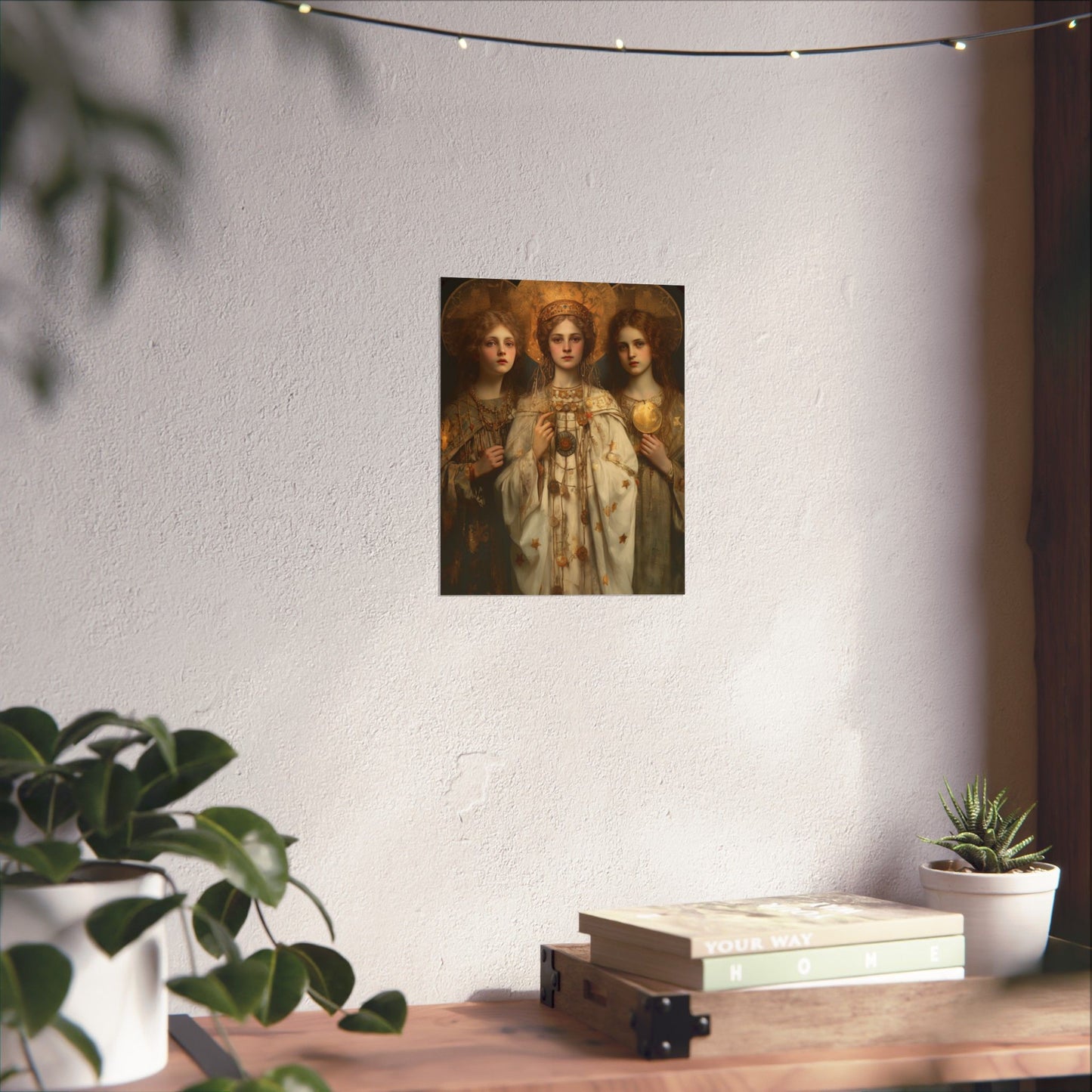 Saints Faith, Charity and Hope - Sanctified Souls Print - Multiple Sizes - Premium Matte Vertical Posters
