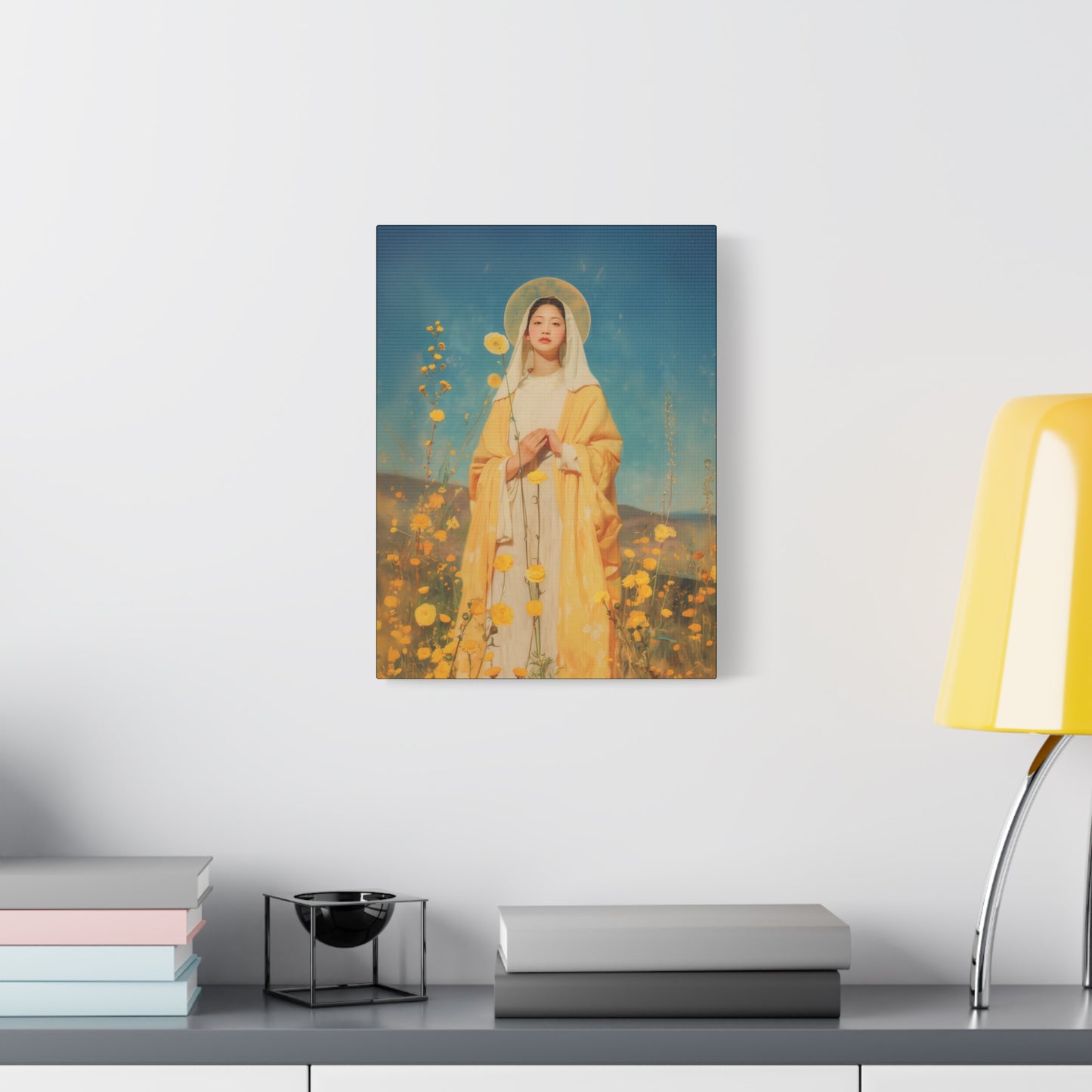 Saint Agatha Lin - Gallery Wrapped Canvas - Print - Religious Art for your Home - Catholic Art