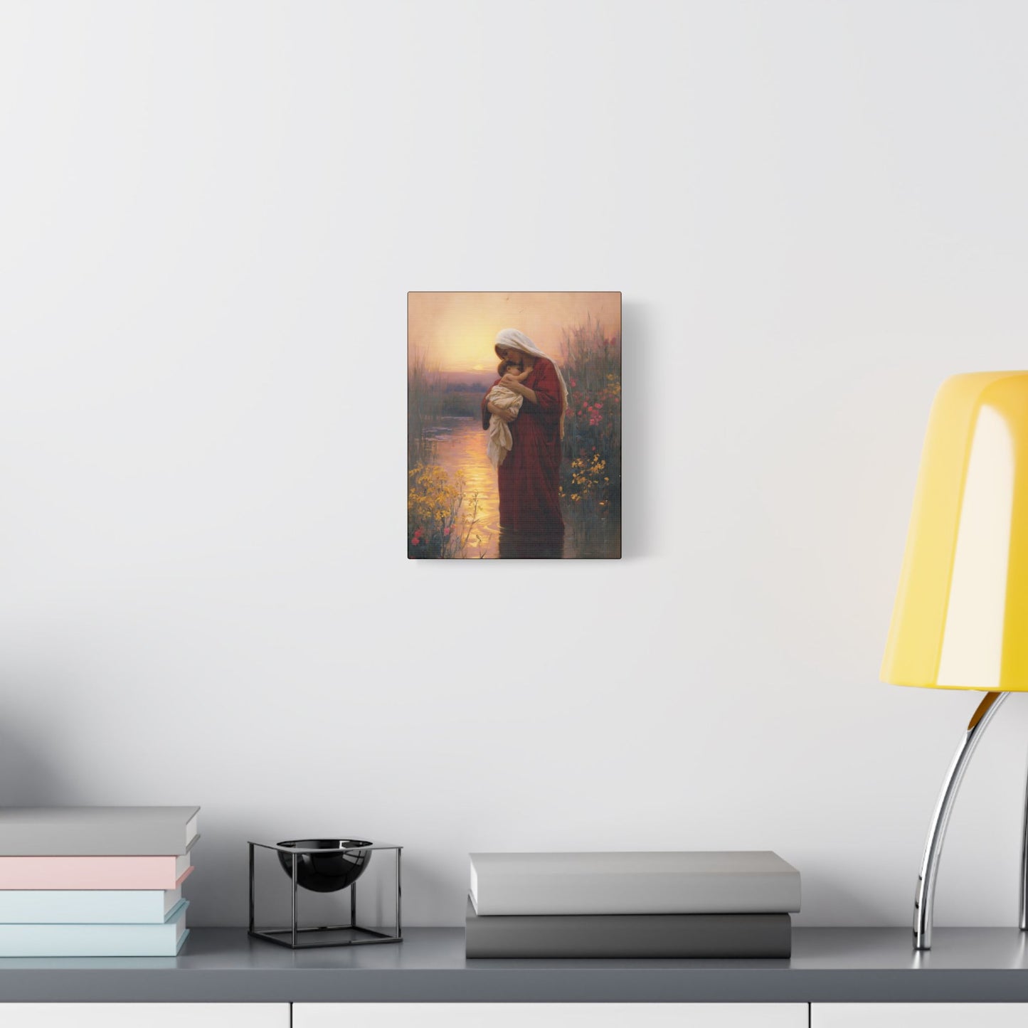 Saint Elizabeth, Mother to John the Baptist -  Museum Wrapped Canvas Print - Multiple Sizes - Catholic Home art Matte Canvas