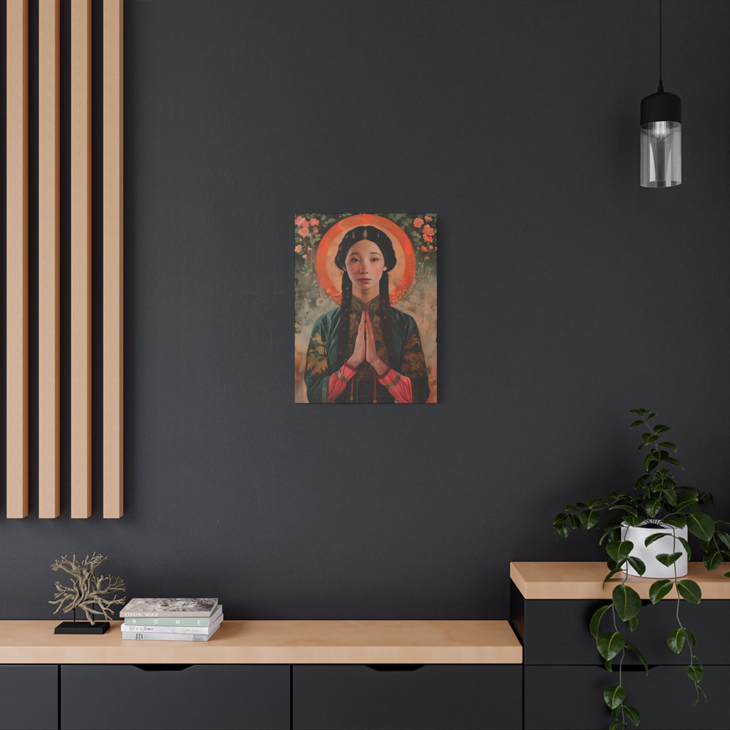 Saint Anna Wang - Museum Wrapped Canvas - Sanctified Souls Print - Art for your Home - Religious Art -  Martyr of China