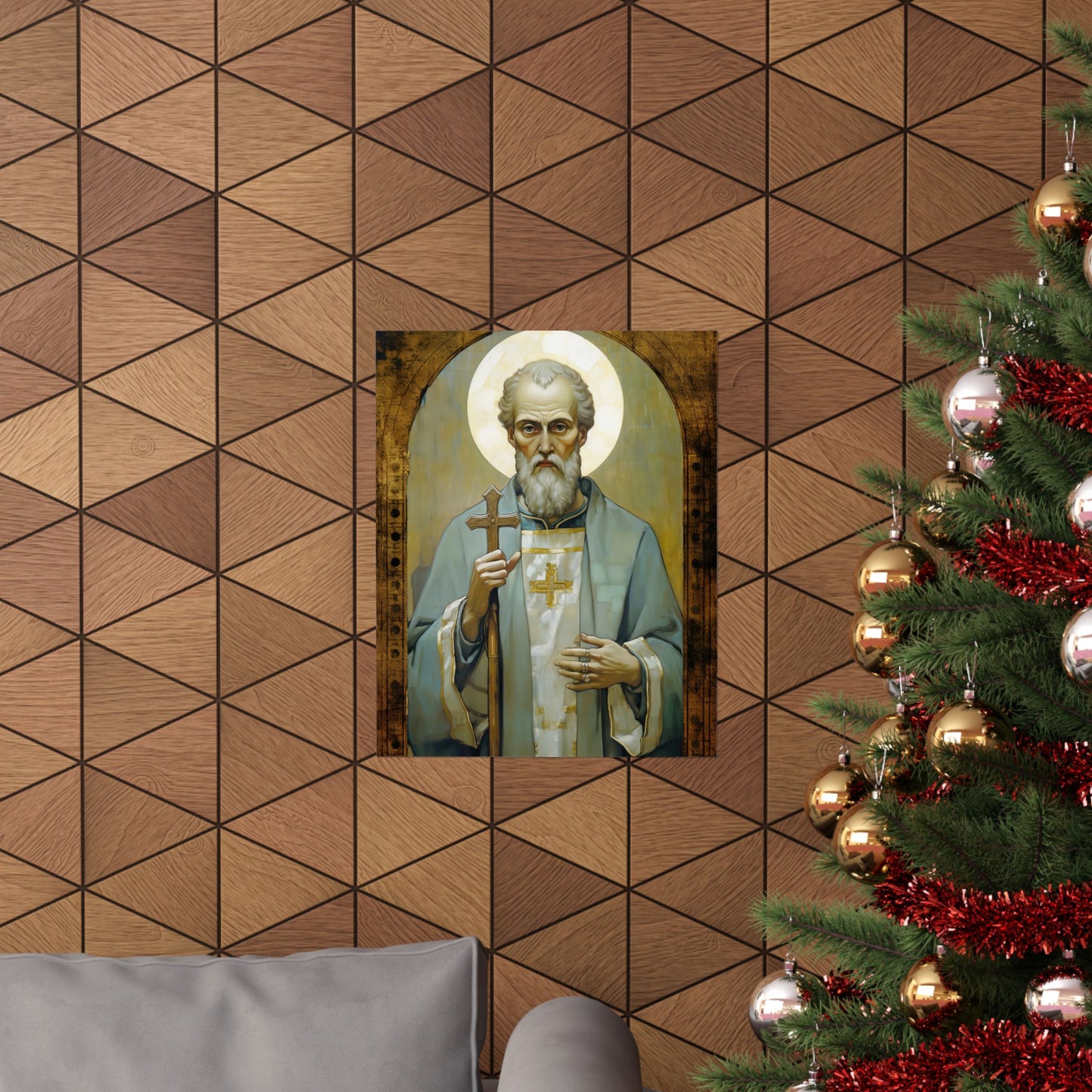 Saint Peter Chrysologus Print - Sanctified Souls Print - Multiple Sizes - Premium Matte Vertical Posters