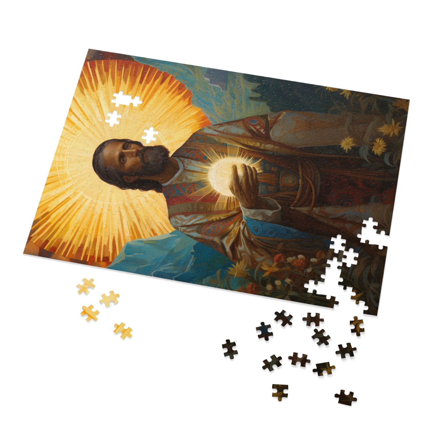 Saint Benignus of Dijon - Puzzle and Keepsake Tin - Jigsaw Puzzle (30, 110, 252, 500,1000-Piece) - Religious Puzzle