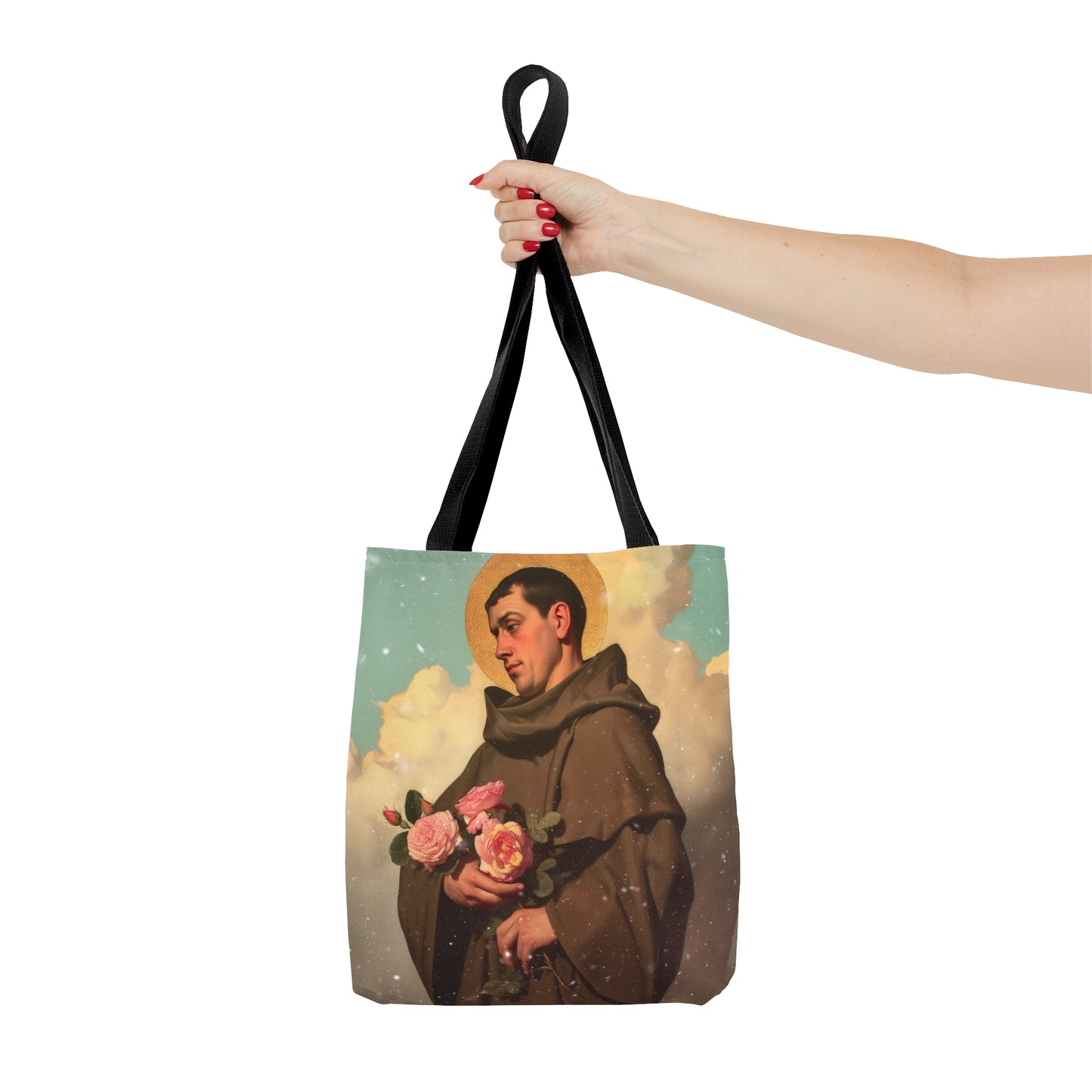 Saint Didacus of Alcala - Tote Bag - Large Medium Small Faith Art Bag - Catholic Faith Purse