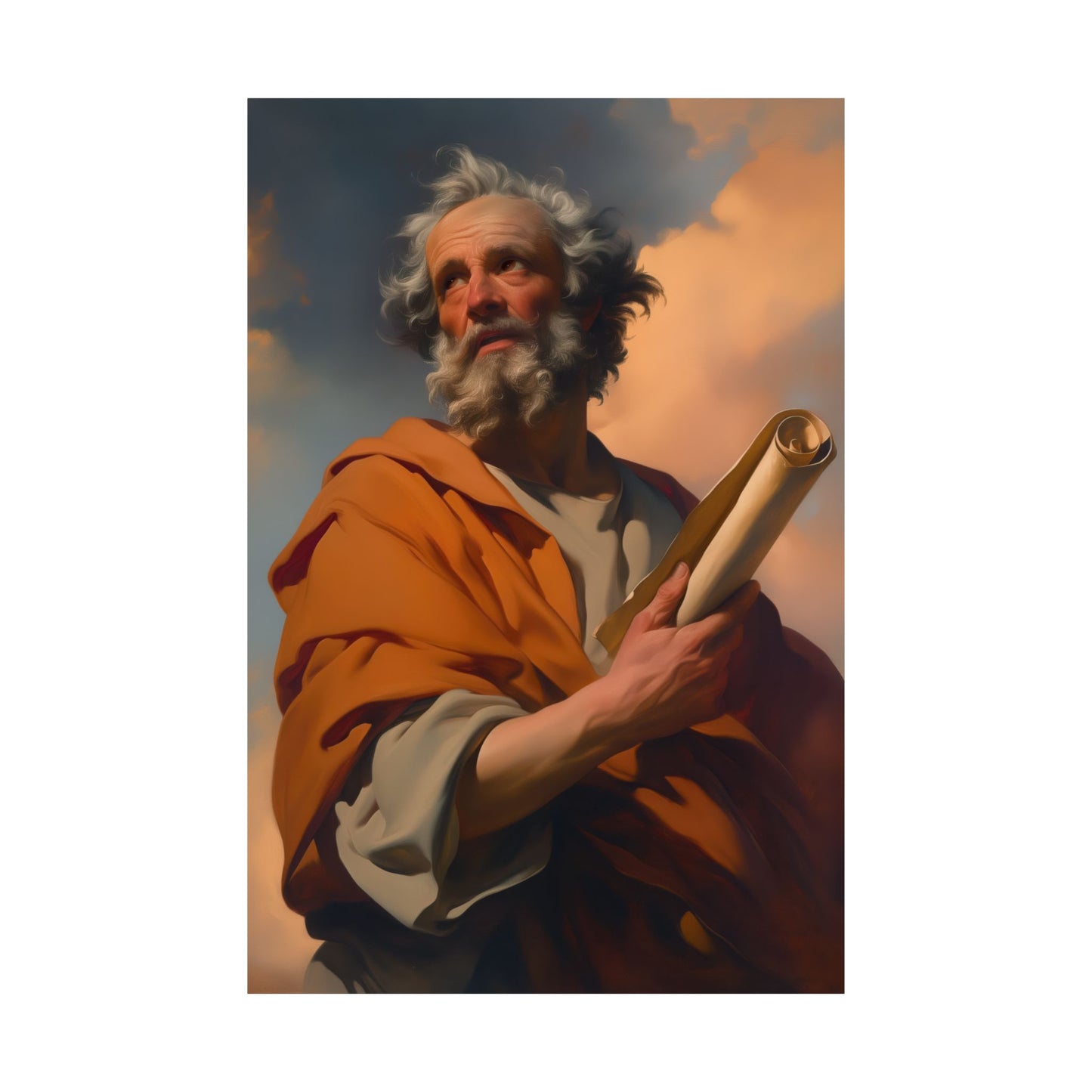 Saint Paul the Apostle - Sanctified Souls Print - Multiple Sizes - Premium Matte Vertical Posters