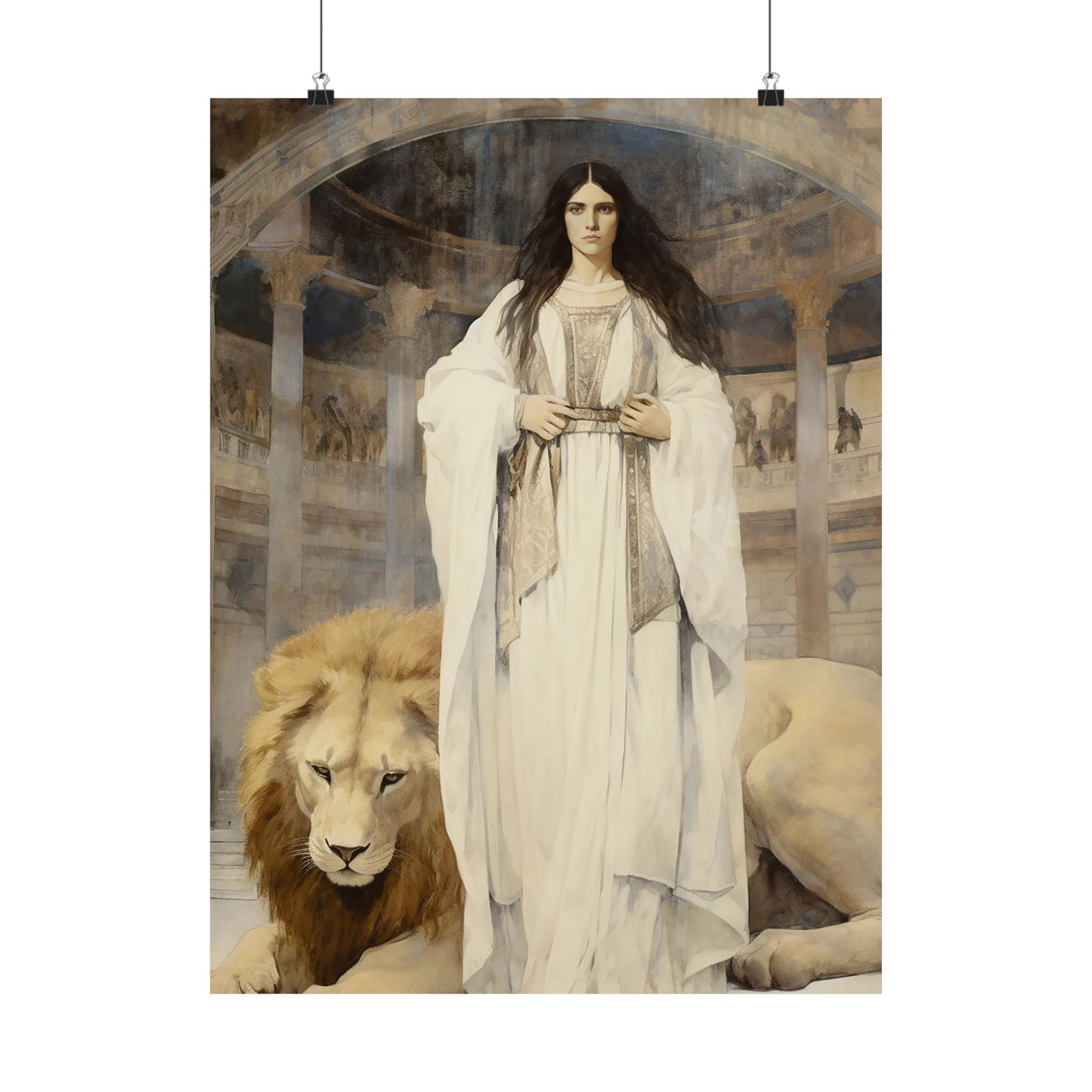 Saint Euphemia Print - Sanctified Souls Print - Multiple Sizes - Premium Matte Vertical Posters