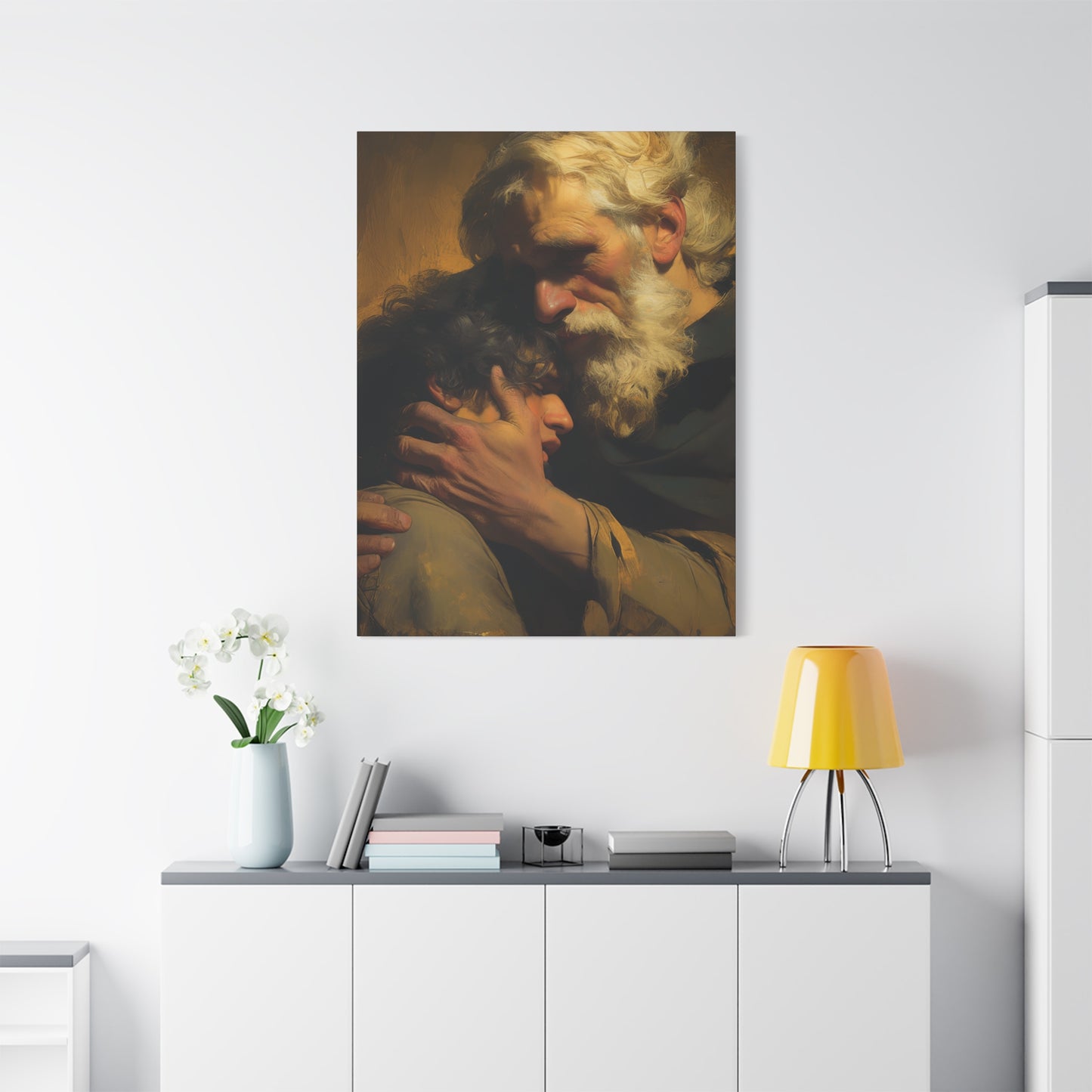 The Return of the Prodigal Son - Gallery Wrapped Canvas - Print - Religious Art for your Home - Catholic Art Print