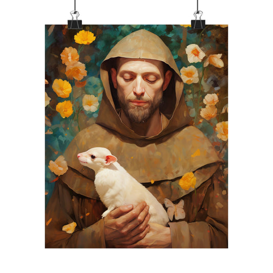 St. Francis of Assisi - Catholic Saint Poster Print