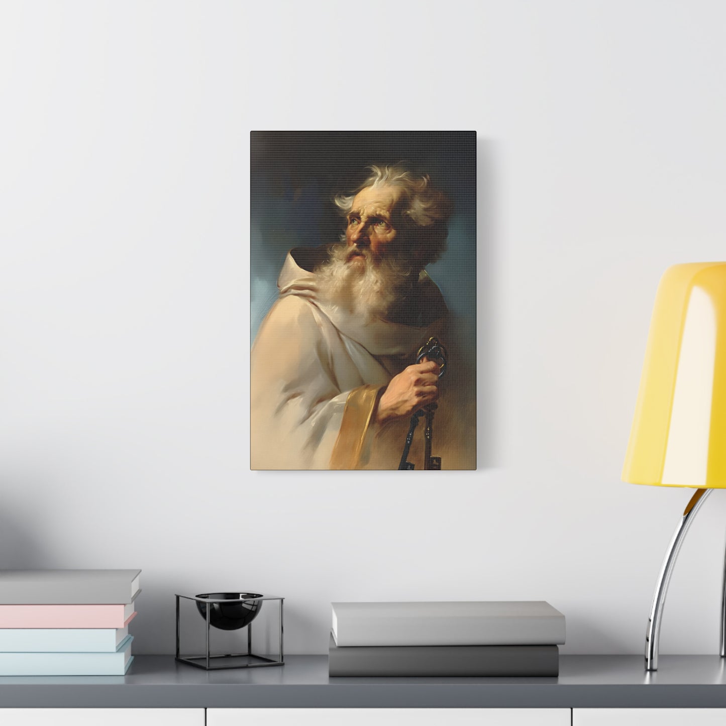 Saint Peter the Apostle - Museum Wrapped Canvas - Print - Religious Art for your Home - Christian print - Prayer Room - Catholic