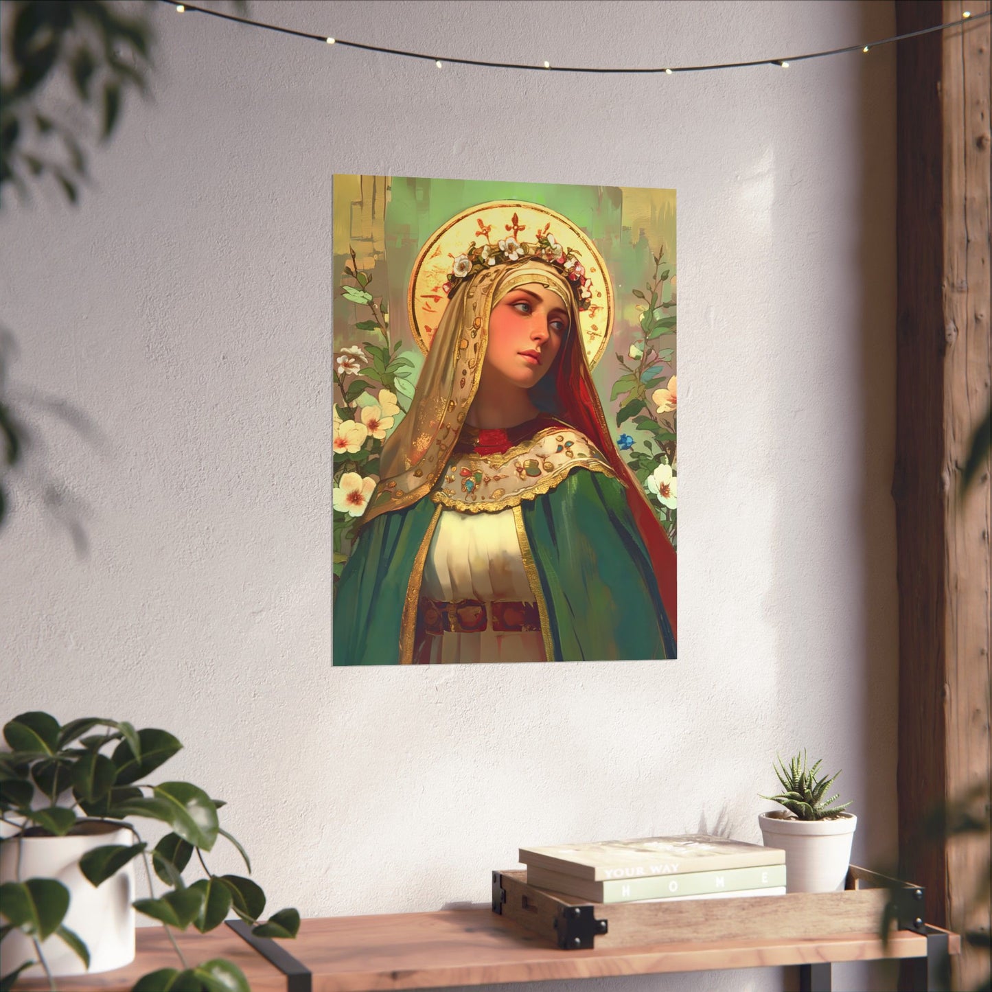 Saint Matilda of Germany Print - Sanctified Souls Print - Multiple Sizes - Premium Matte Vertical Posters
