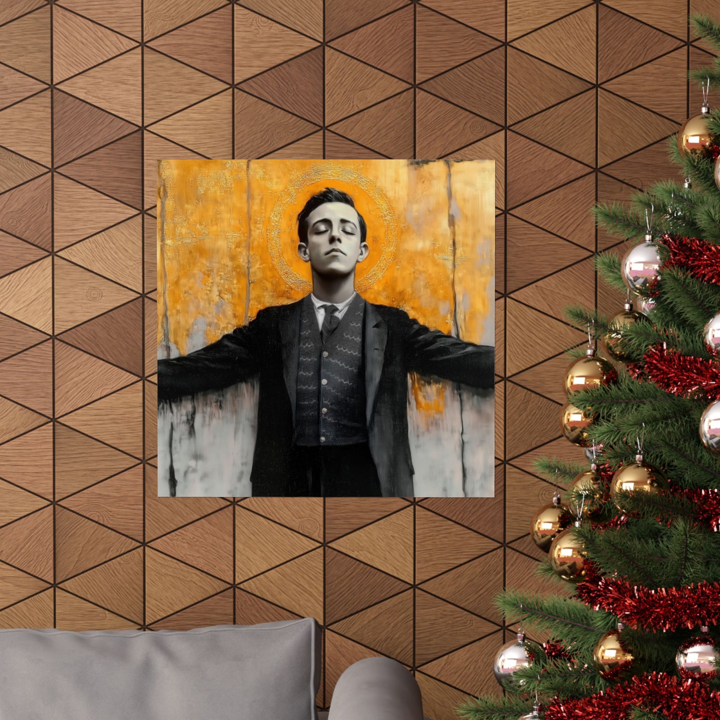Blessed Miguel Pro - Sanctified Souls Print - Multiple Sizes - Premium Matte Vertical Posters - Catholic Saint art - Prayer Room Print