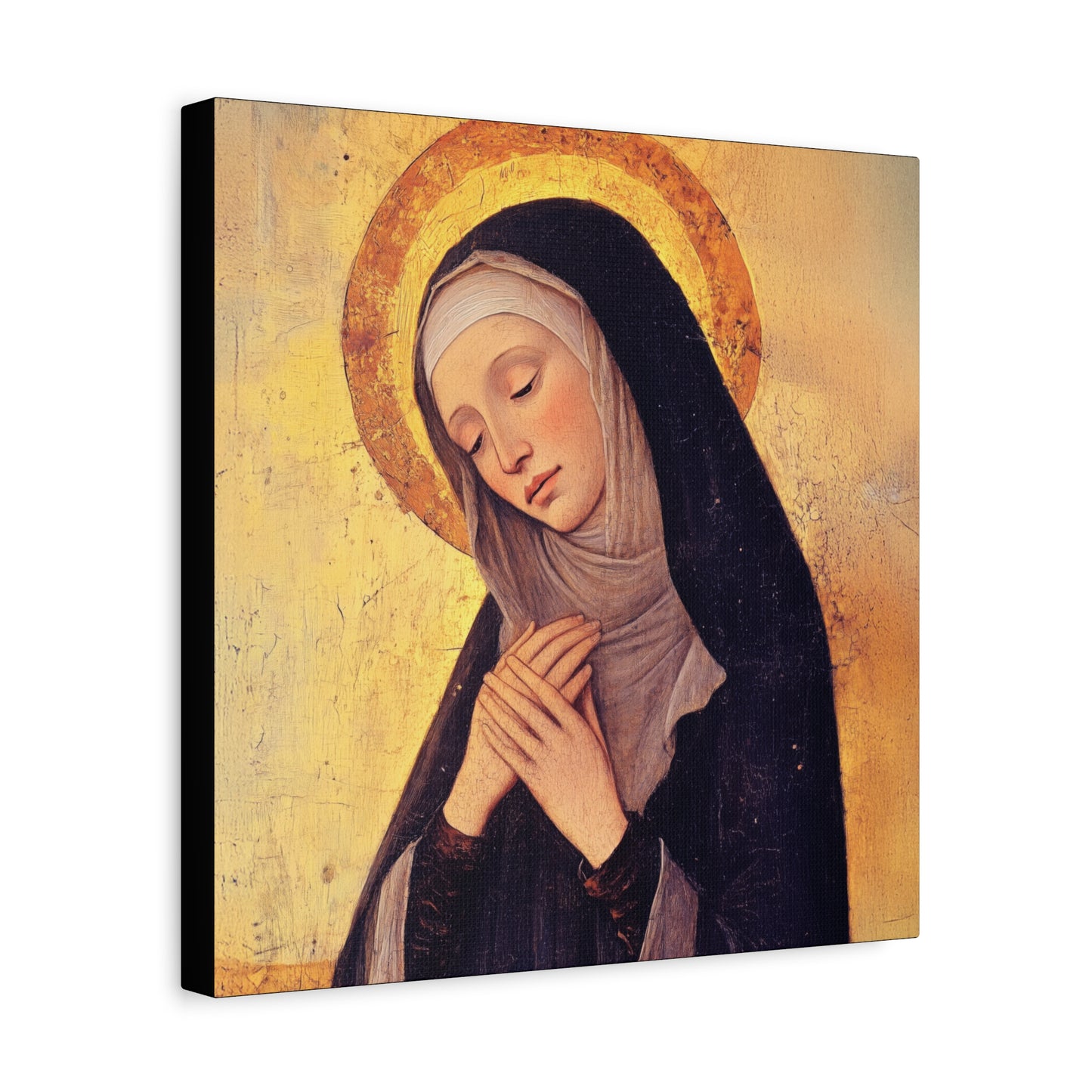 Saint Syncletica of Alexandria - Desert Mother - Gallery Wrapped Canvas - Print - Religious Art for your Home - Catholic