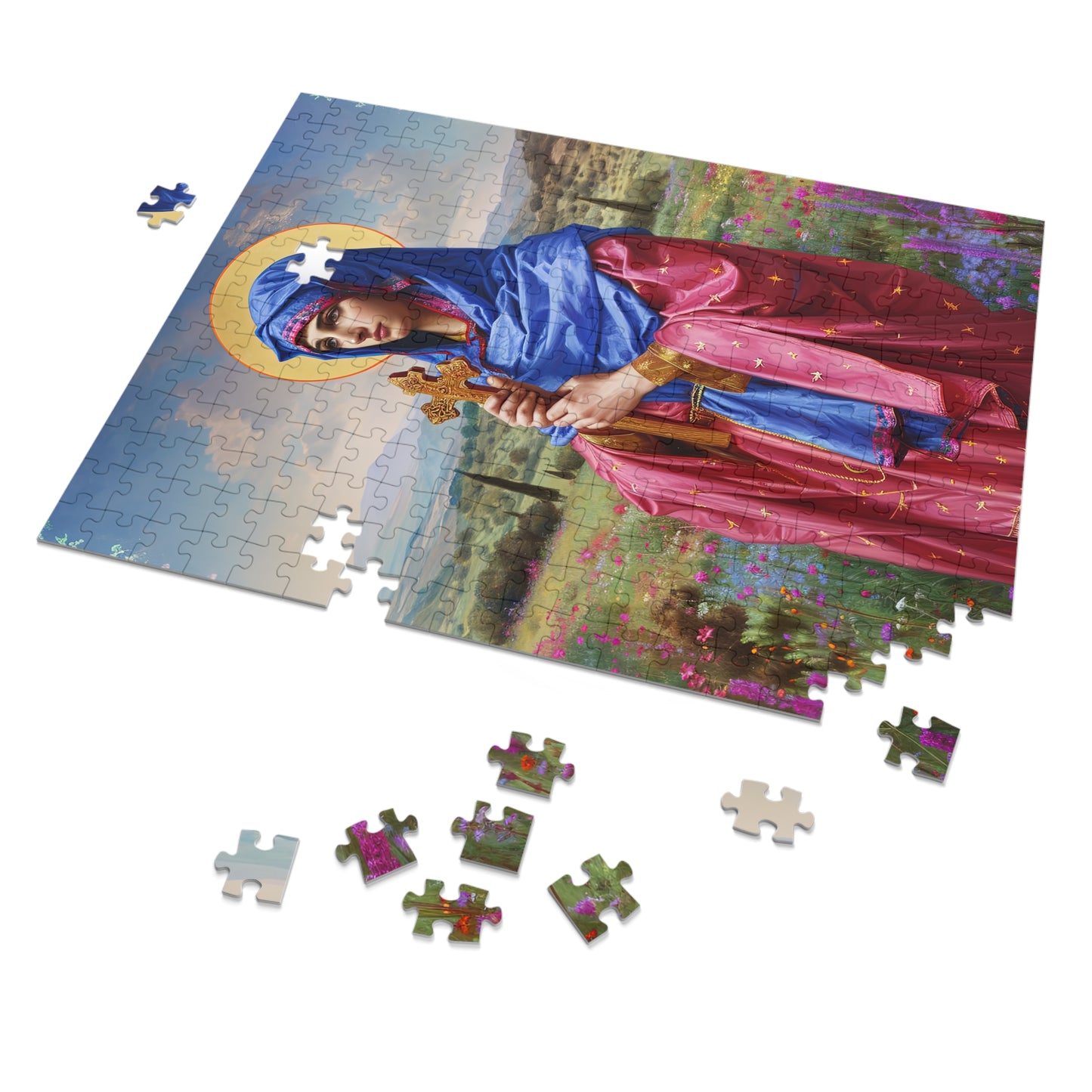 Saint Anysia of Salonika - Puzzle and Keepsake Tin - Religious Jigsaw Puzzle (30, 110, 252, 500,1000-Piece) - Religious Puzzle