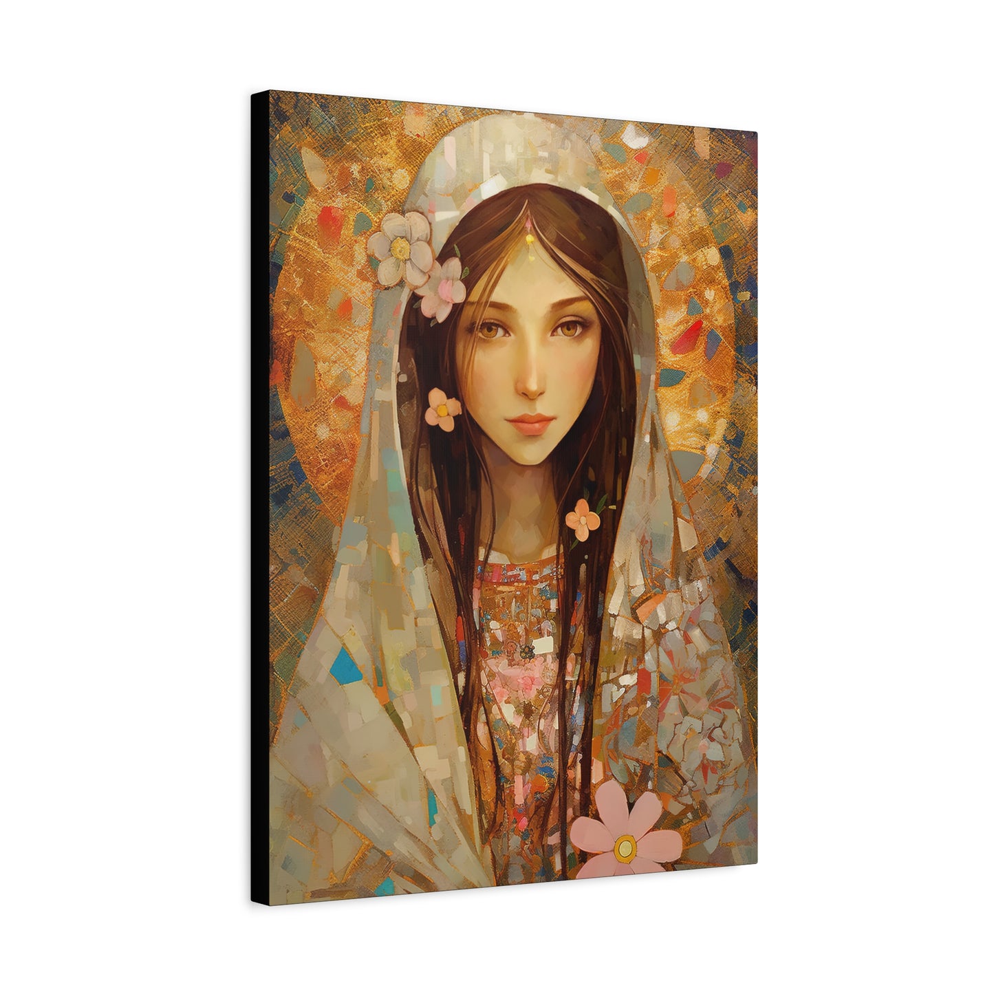 Saint Maria Goretti - Museum Wrapped Canvas - Sanctified Souls Print - Religious Art for your Home