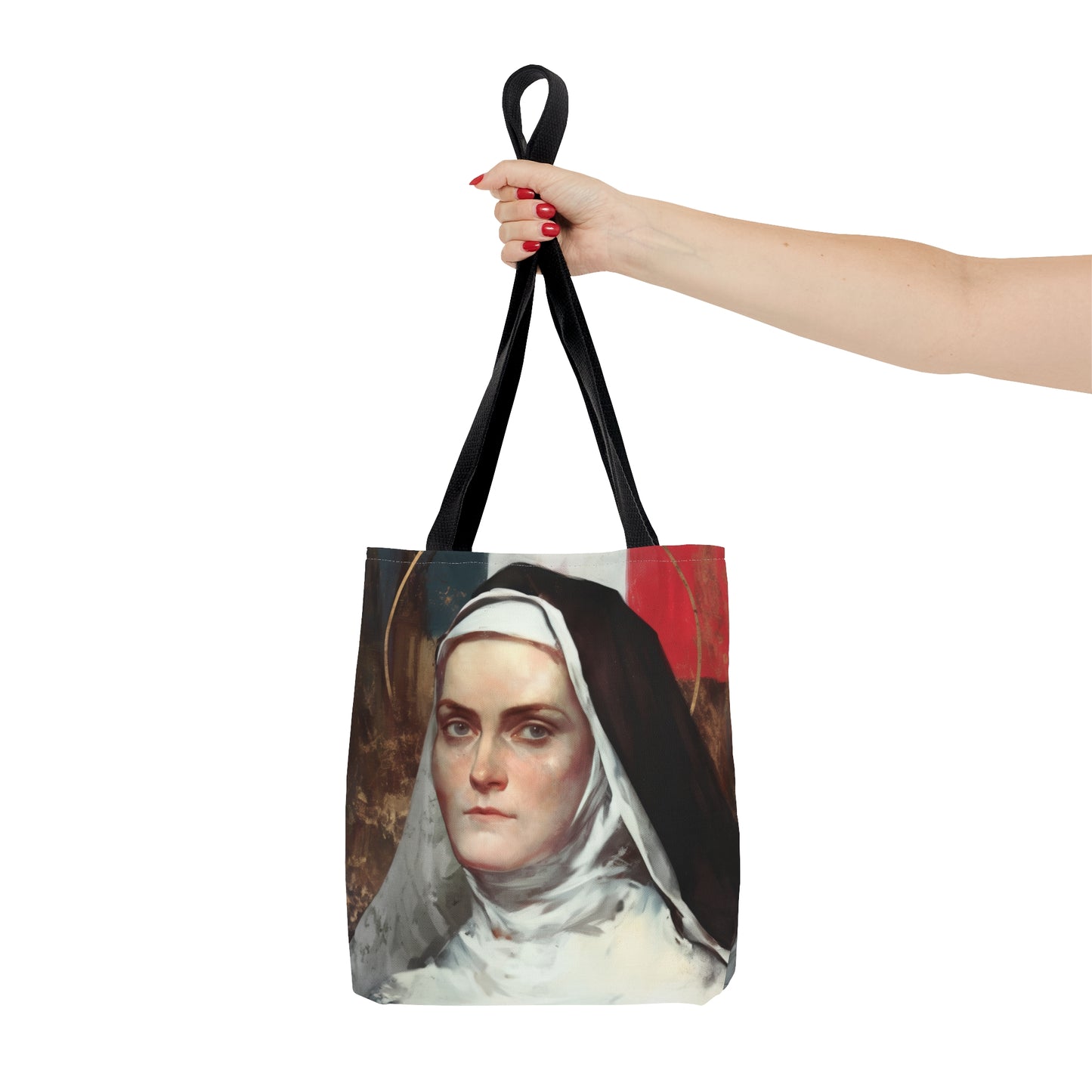 Saint Jeanne-Antide Thouret Tote Bag - Large Medium Small Faith Art Bag - Catholic Faith Purse - Religious - Prayer Bag - Devotional Purse