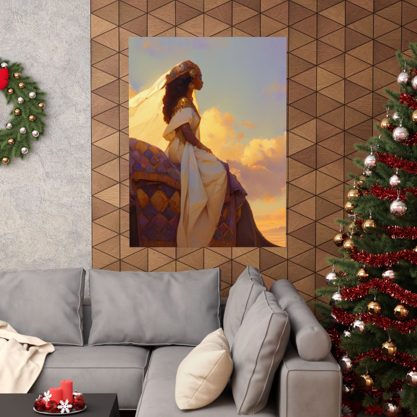 Queen of Sheba - Sanctified Souls Print - Multiple Sizes - Premium Matte Vertical Posters