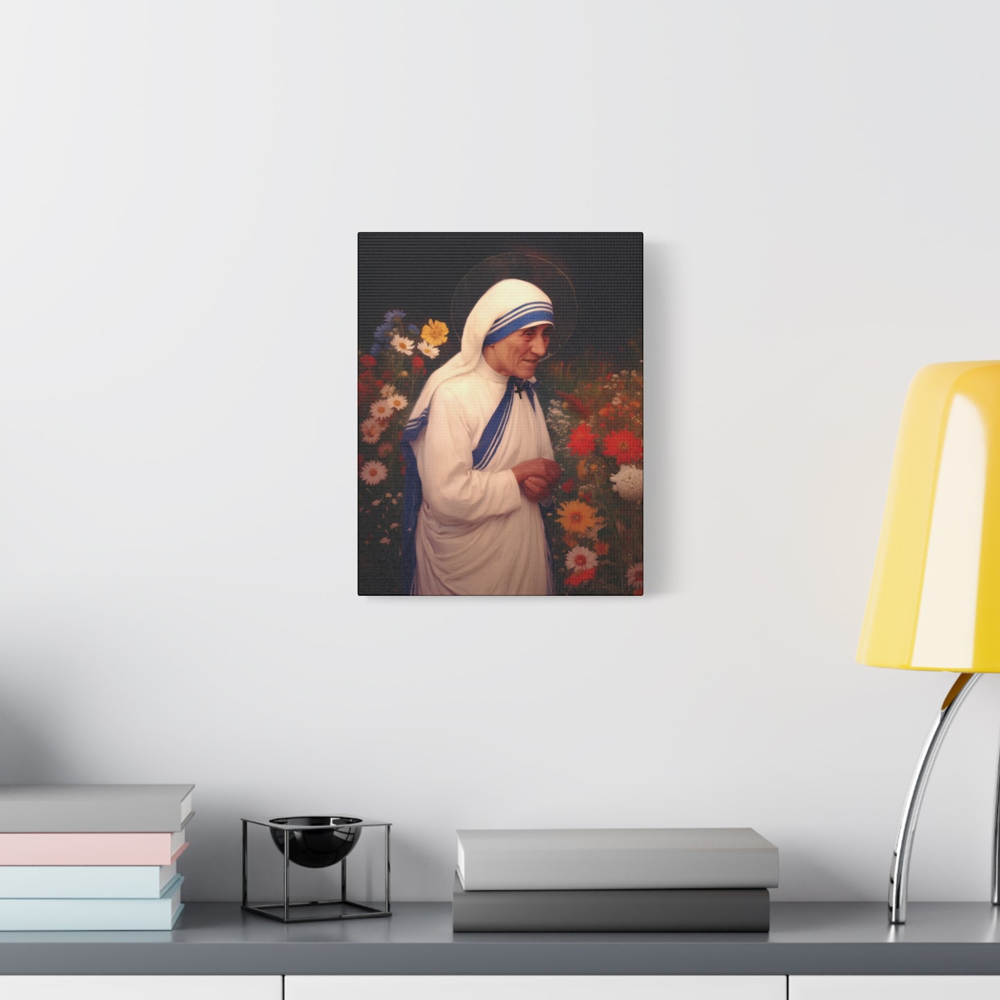 Saint Teresa of Calcutta -  Museum Wrapped Canvas - Sanctified Souls Print - Religious Art for your Home - Catholic Patron Saint Art
