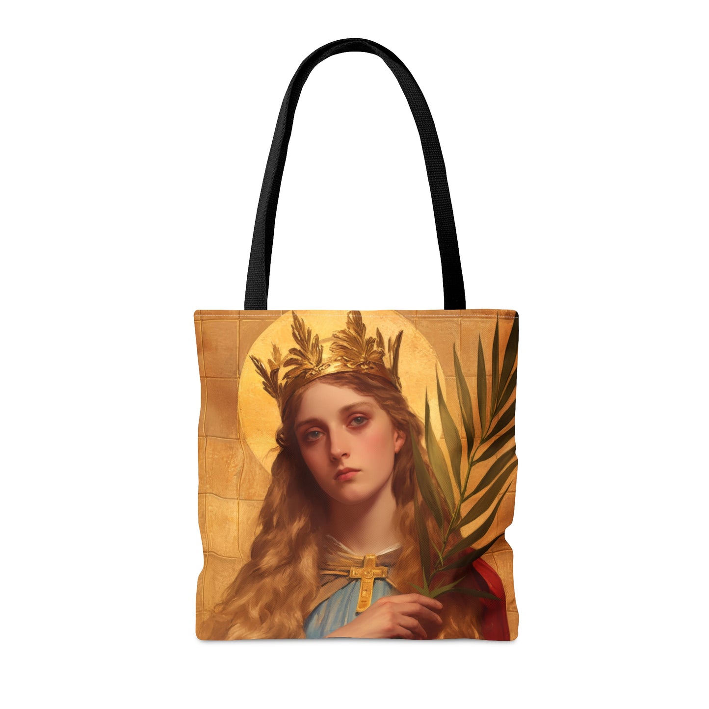Saint Agrippina - Tote Bag - Large Medium Small Faith Art Bag - Catholic Faith Purse
