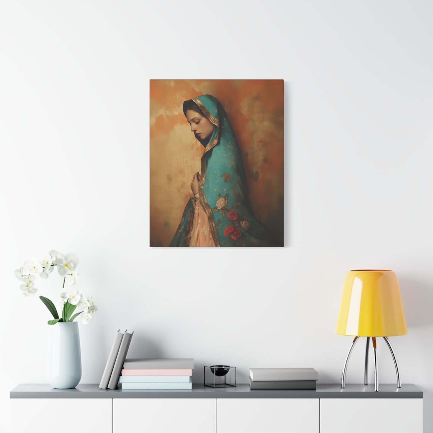 Our Lady of Guadalupe - Gallery Wrapped Canvas - Print - Religious Art for your Home - Catholic Art