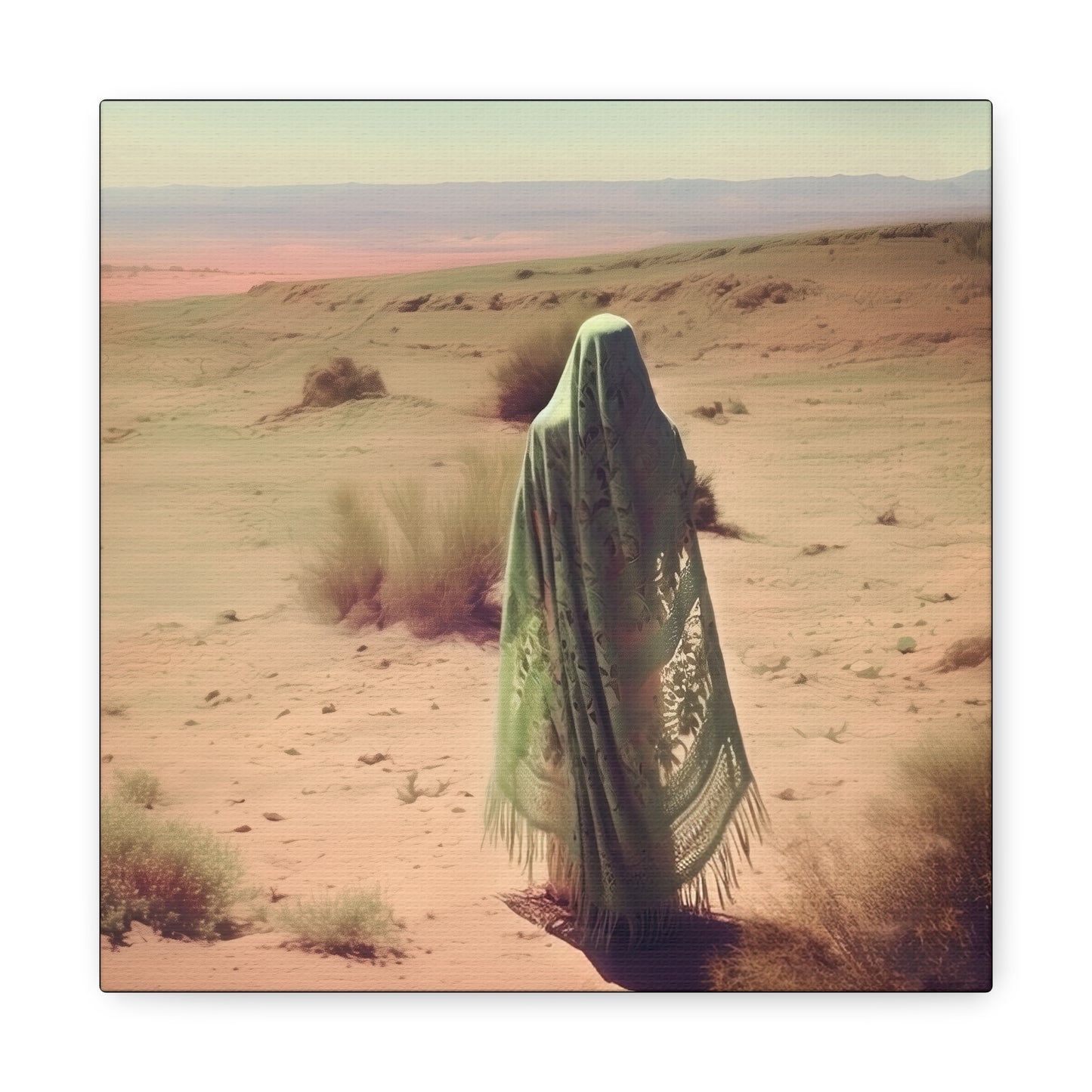 Saint Theodora of Alexandria  - Museum Wrapped Canvas - Sanctified Souls Print - Desert Mothers Series - Fine art Print - Religiou