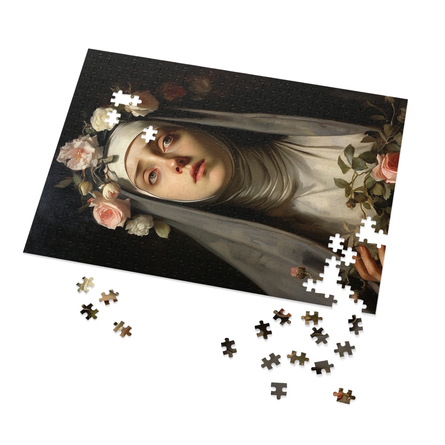 Saint Rose of Lima - Puzzle and Keepsake Tin - Religious Jigsaw Puzzle (30, 110, 252, 500,1000-Piece) - Religious Puzzle