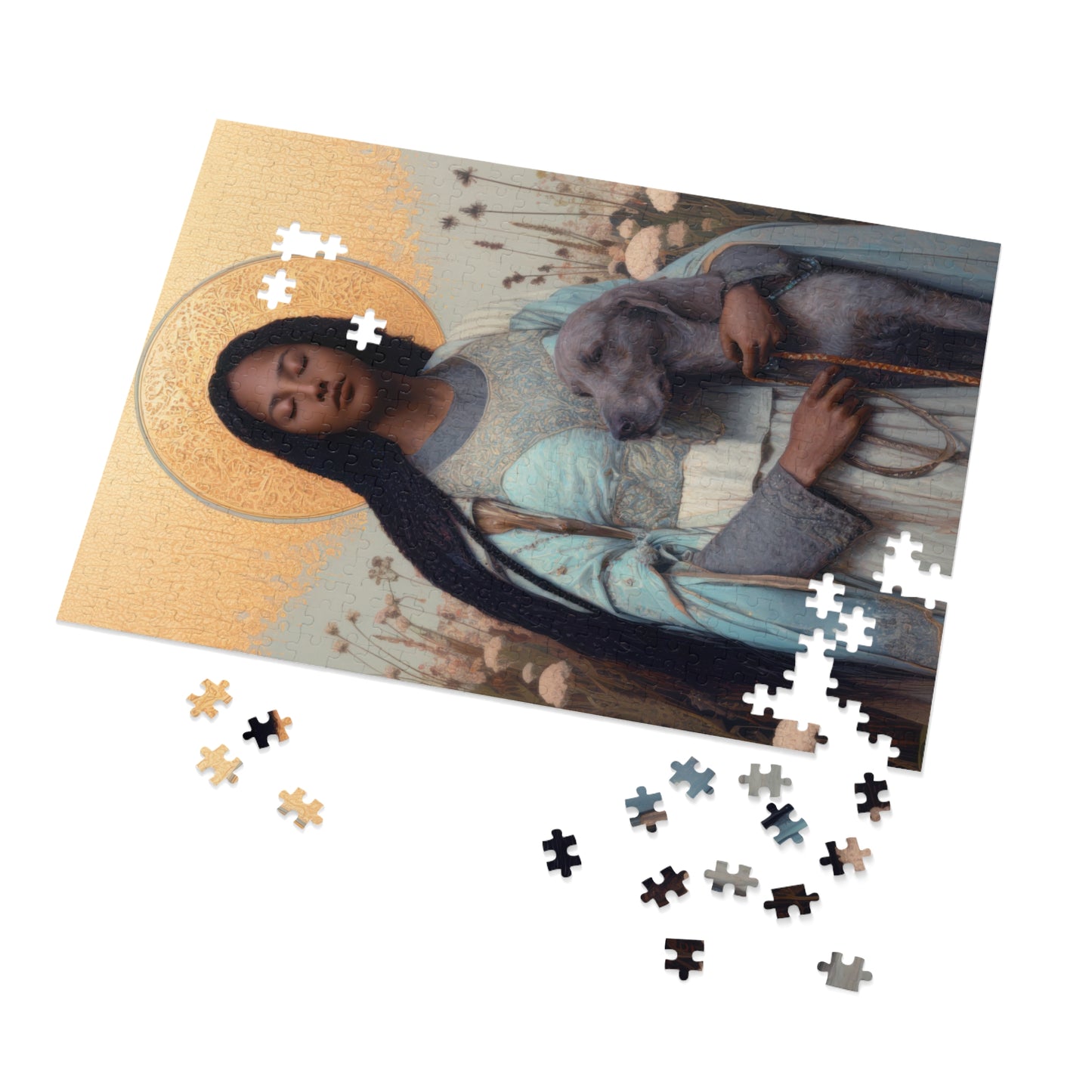 Saint Quiteria - Puzzle & Keepsake Tin - Religious Jigsaw Puzzle (30, 110, 252, 500,1000-Piece)