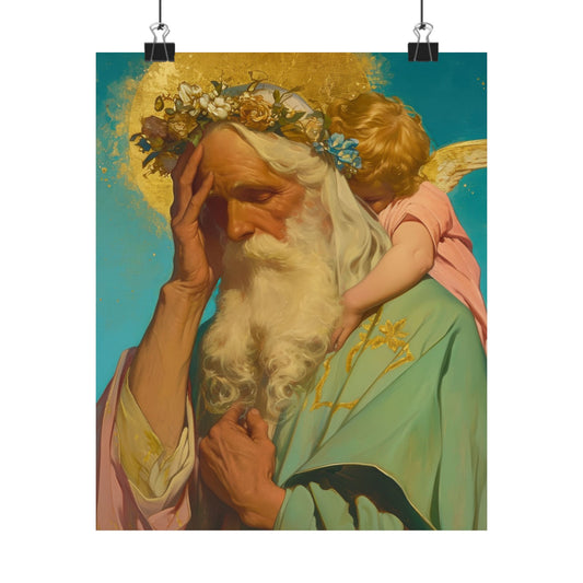 Saint Alexis Falconieri - Sanctified Souls Print - Multiple Sizes - Premium Posters - Catholic Art - Christian Home Decor Artwork