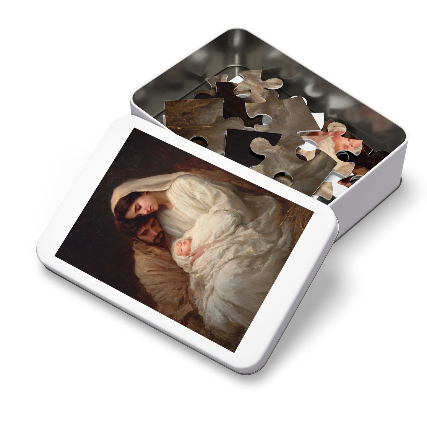 The Quiet Kingdom of the Holy Family - Puzzle & Keepsake Tin - Religious Jigsaw Puzzle (30, 110, 252, 500,1000-Piece)