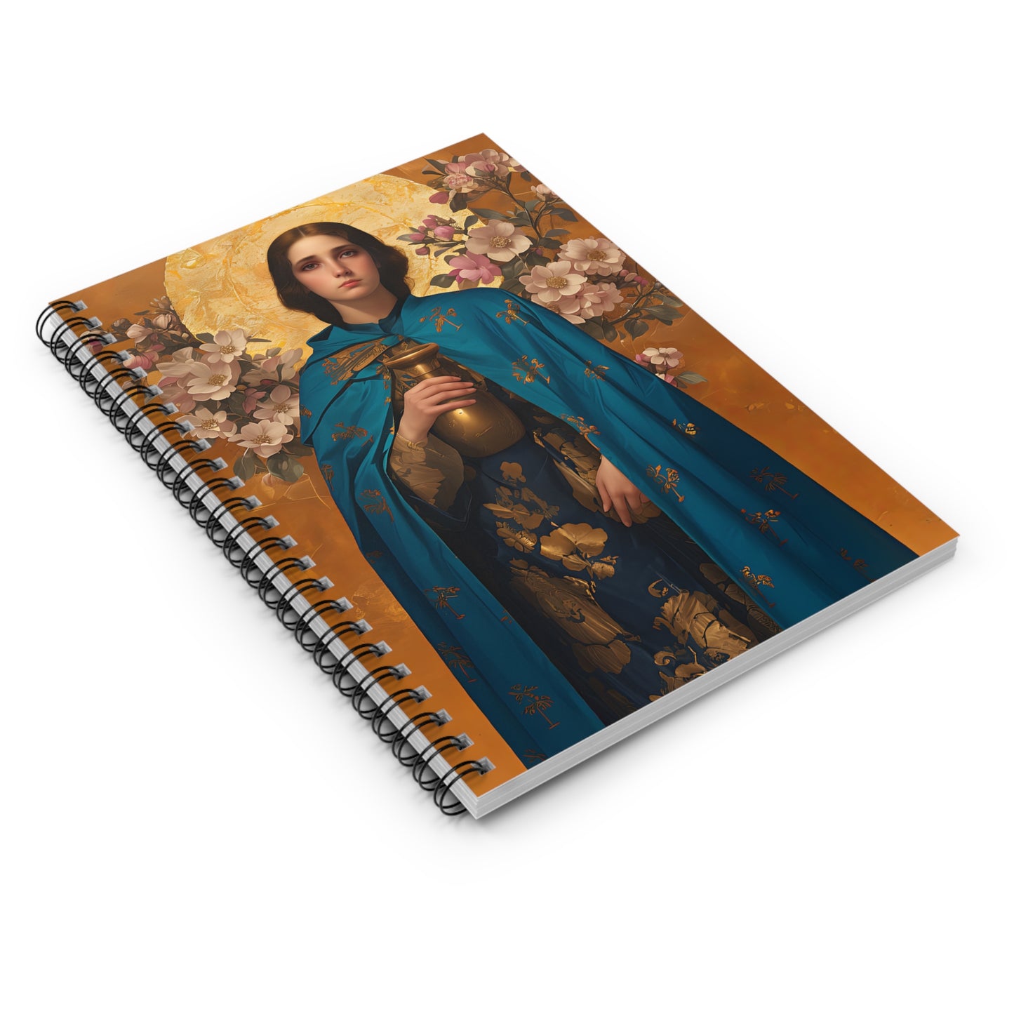 Saint Anastasia the Patrician of Alexandria Spiral Journal - Sanctified Souls Art - Religious Based Notebook - Spiral Notebook