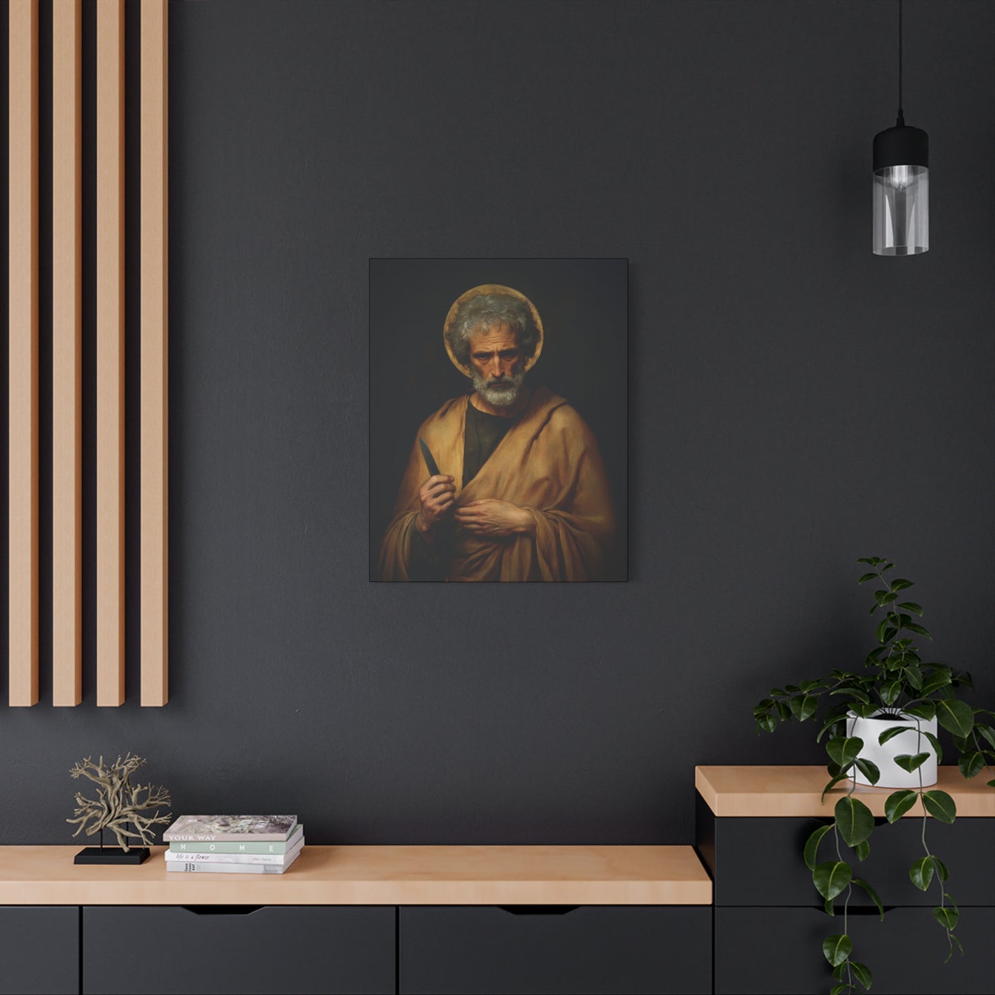 Saint Bartholomew the Apostle  - Gallery Wrapped Canvas - Print - Religious Art for your Home - Catholic