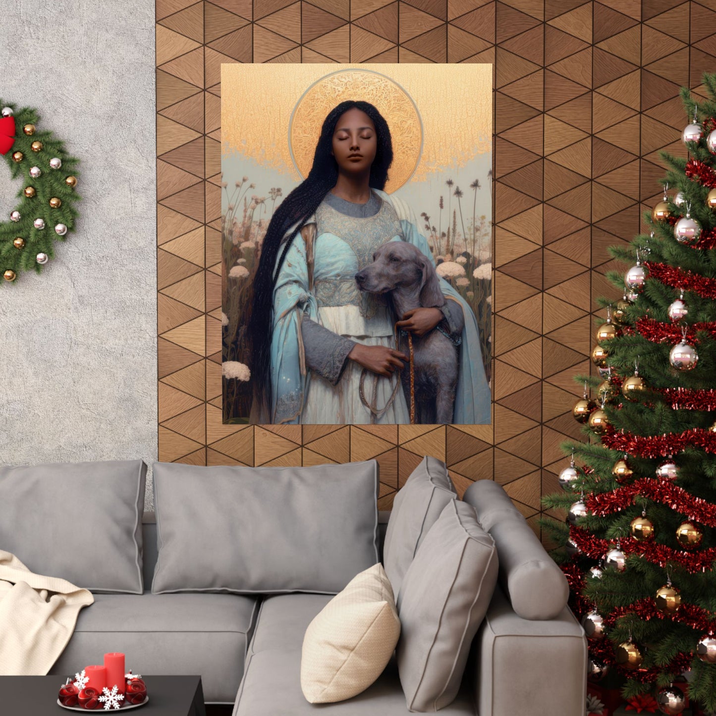 Saint Quiteria - Sanctified Souls Print - Multiple Sizes - Premium Matte Vertical Posters
