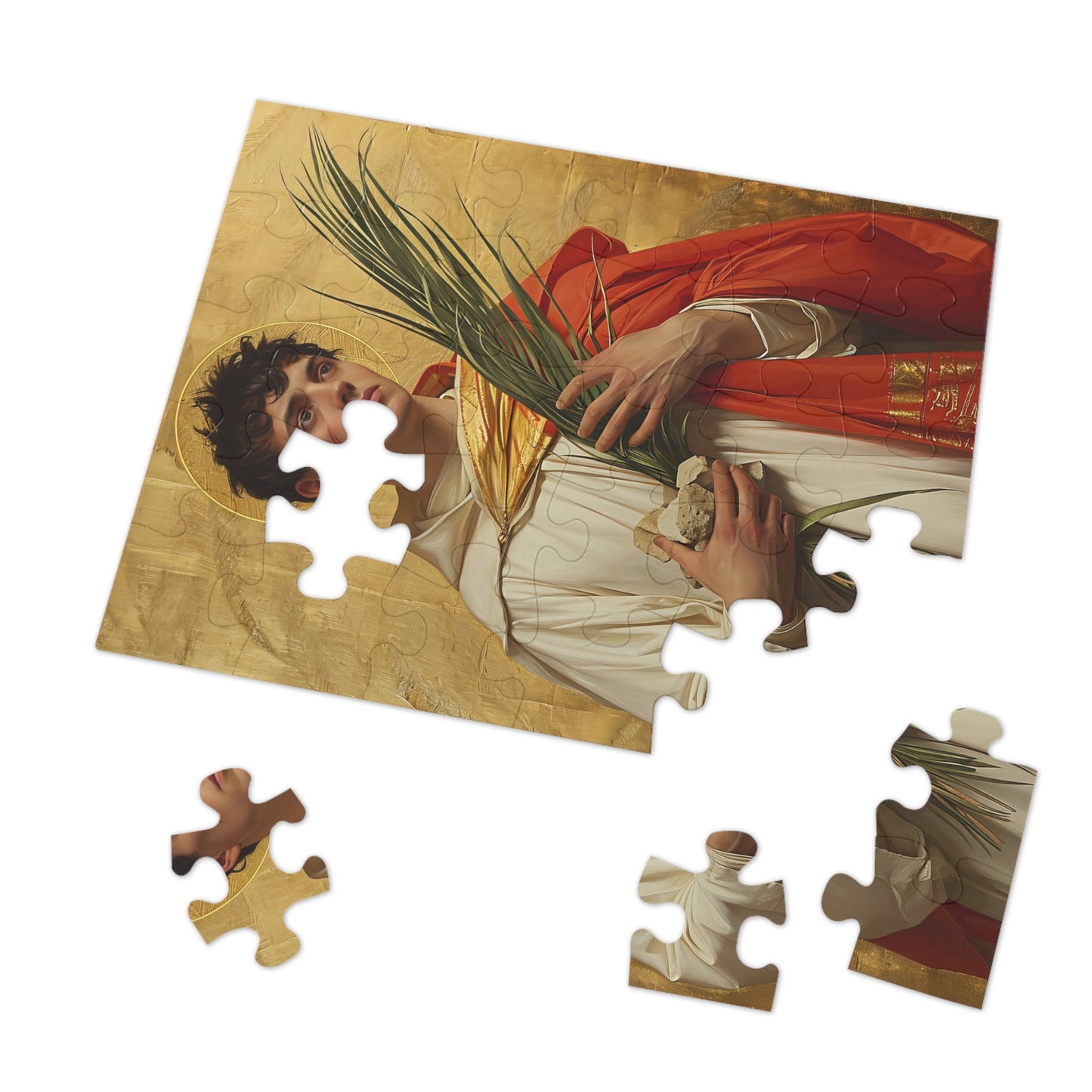 Saint Stephen - Puzzle and Keepsake Tin - Religious Jigsaw Puzzle (30, 110, 252, 500,1000-Piece) - Religious Puzzle