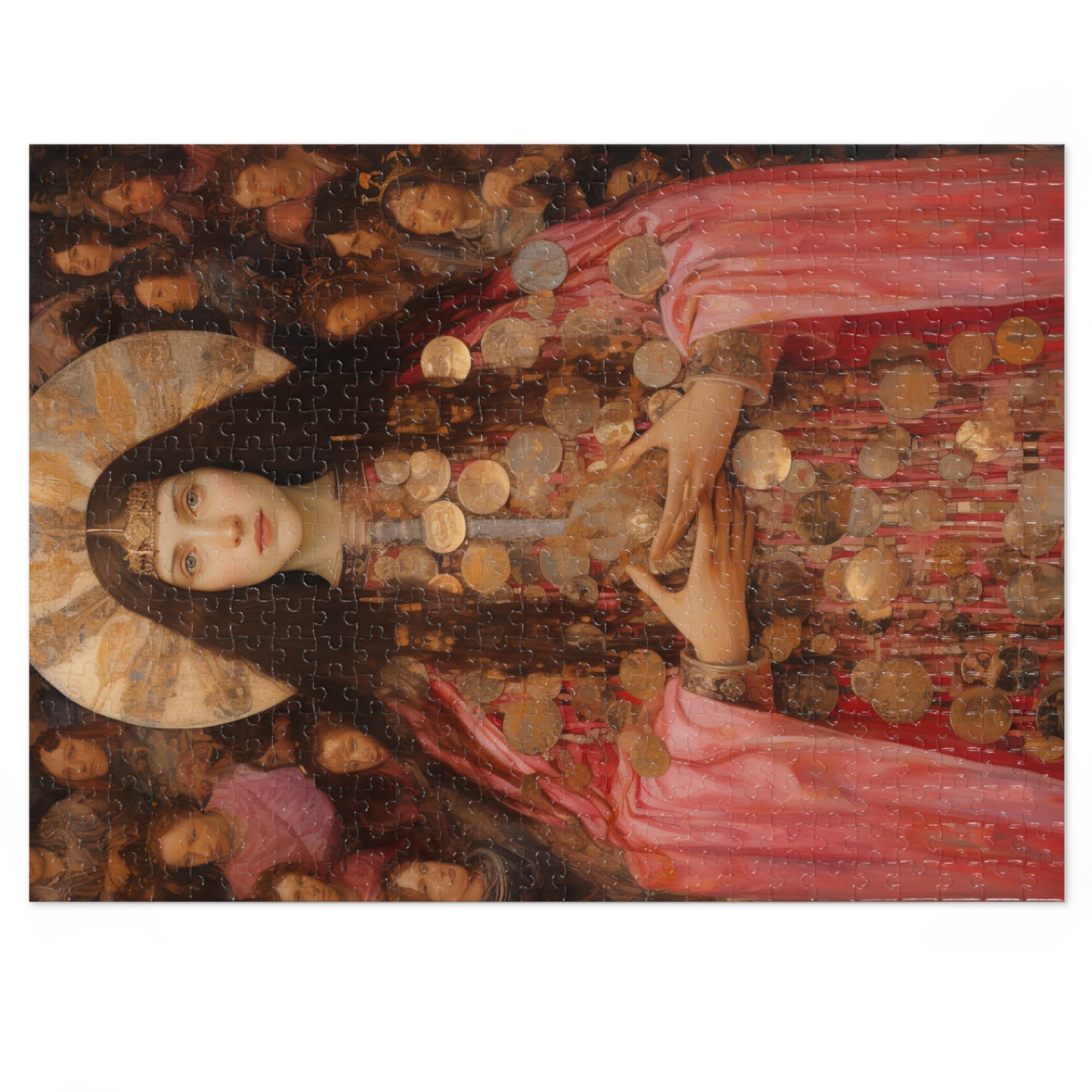 Saint Praxedes - Puzzle and Keepsake Tin - Religious Jigsaw Puzzle (30, 110, 252, 500,1000-Piece) - Religious Puzzle