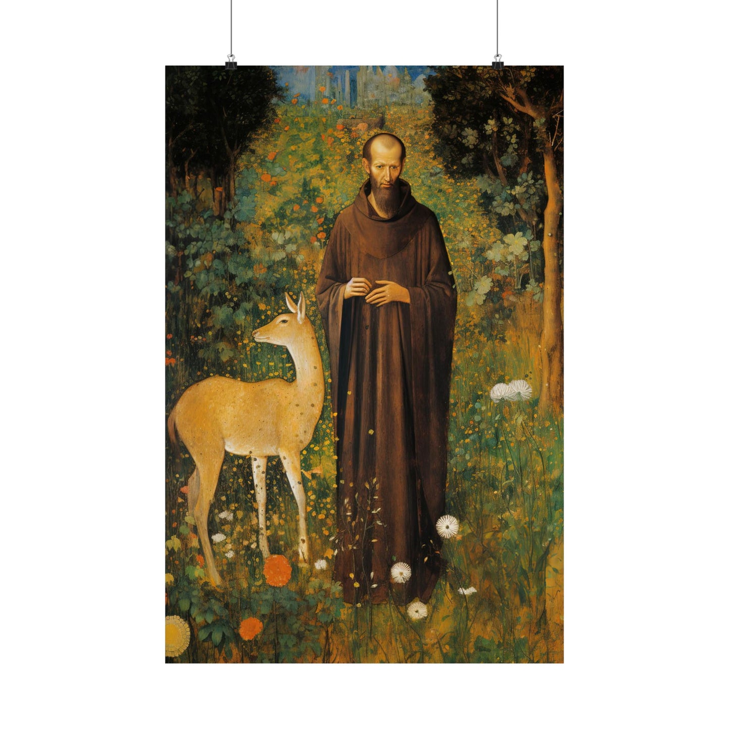 Saint Giles - Sanctified Souls Print - Multiple Sizes - Premium Matte Vertical Posters