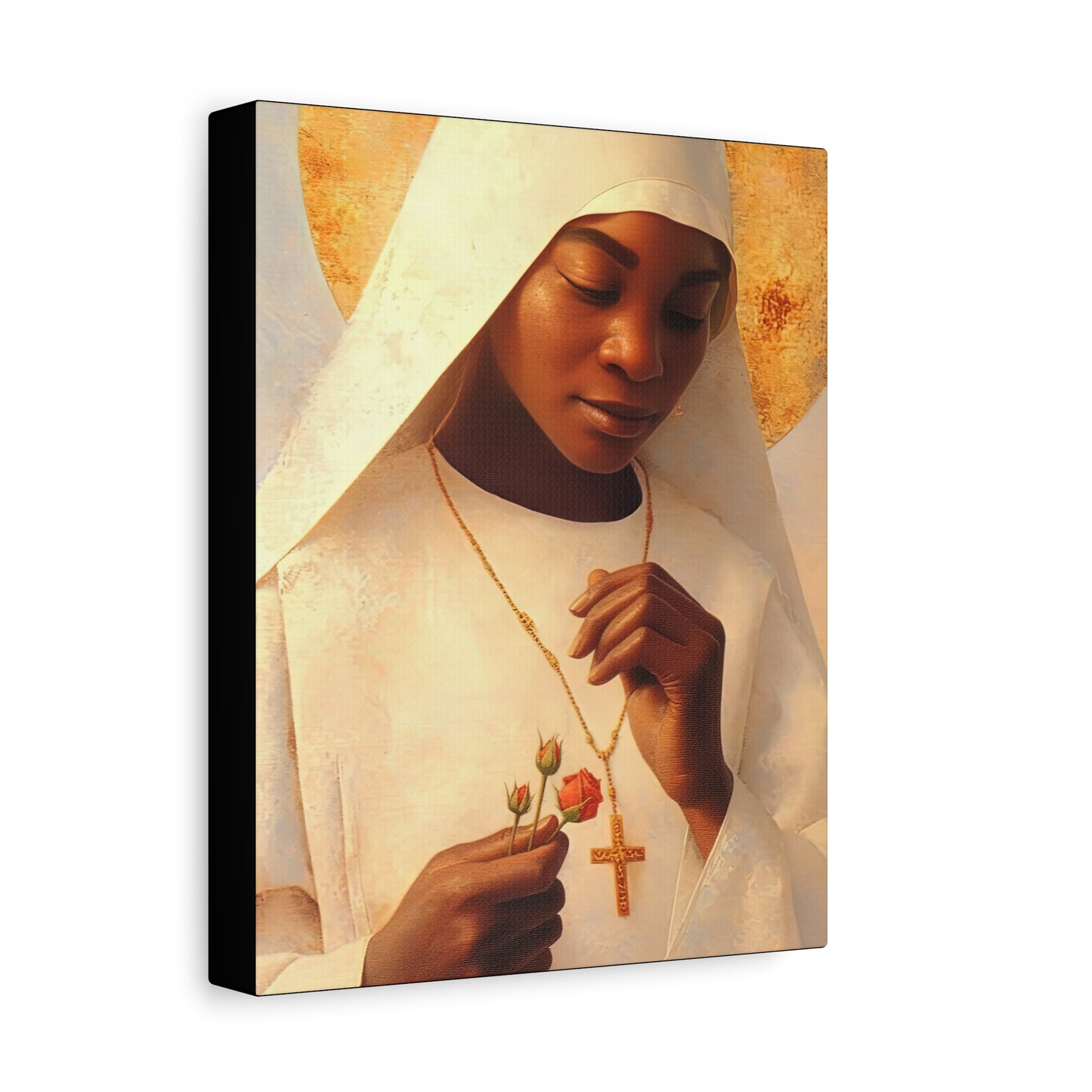 Blessed Marie-Clementine Anuarite Nengapeta - Gallery Wrapped Canvas - Print - Religious Art for your Home - Catholic art print
