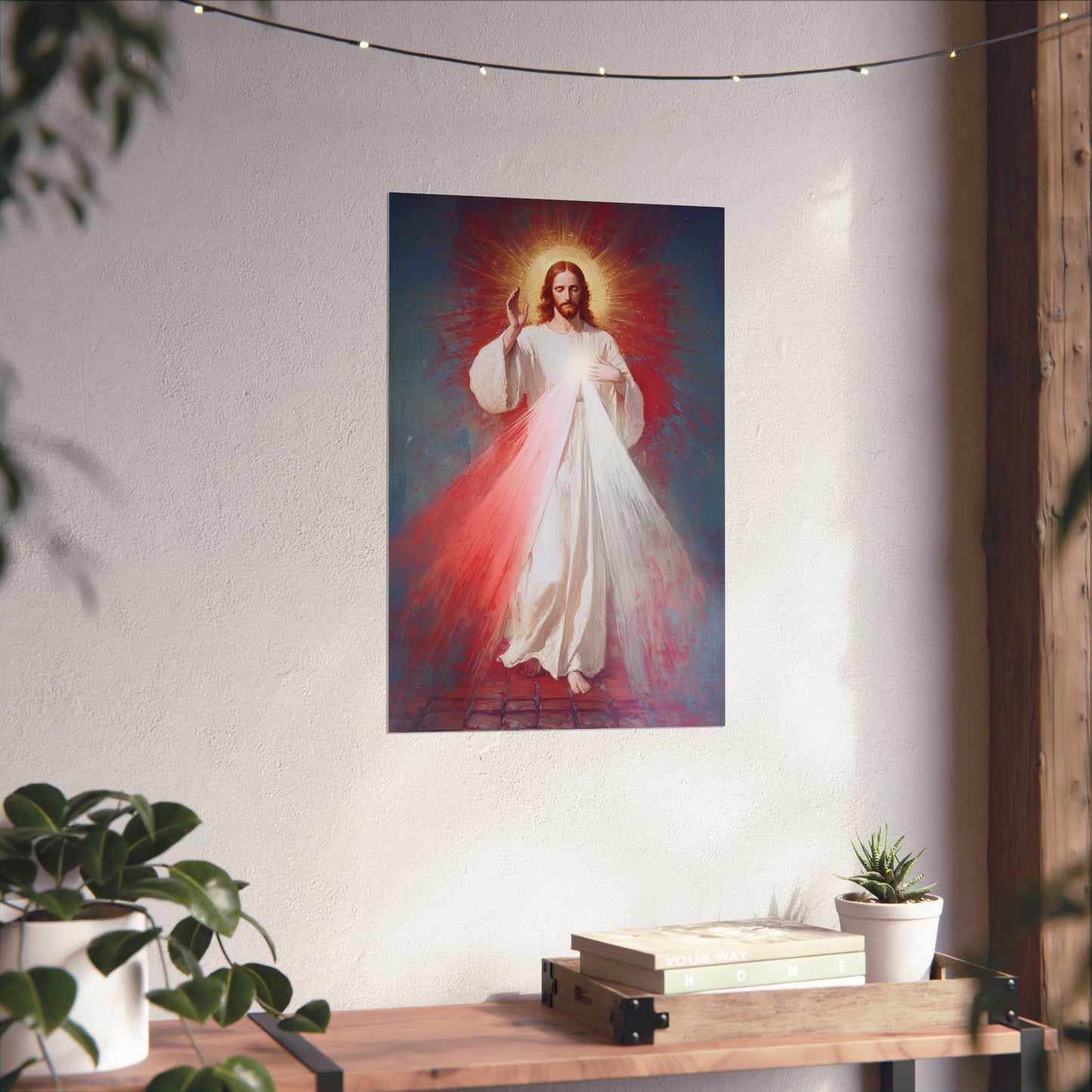 The Divine Mercy - Our Lord Jesus Christ  - Sanctified Souls Print - Multiple Sizes - Premium Matte Vertical Posters