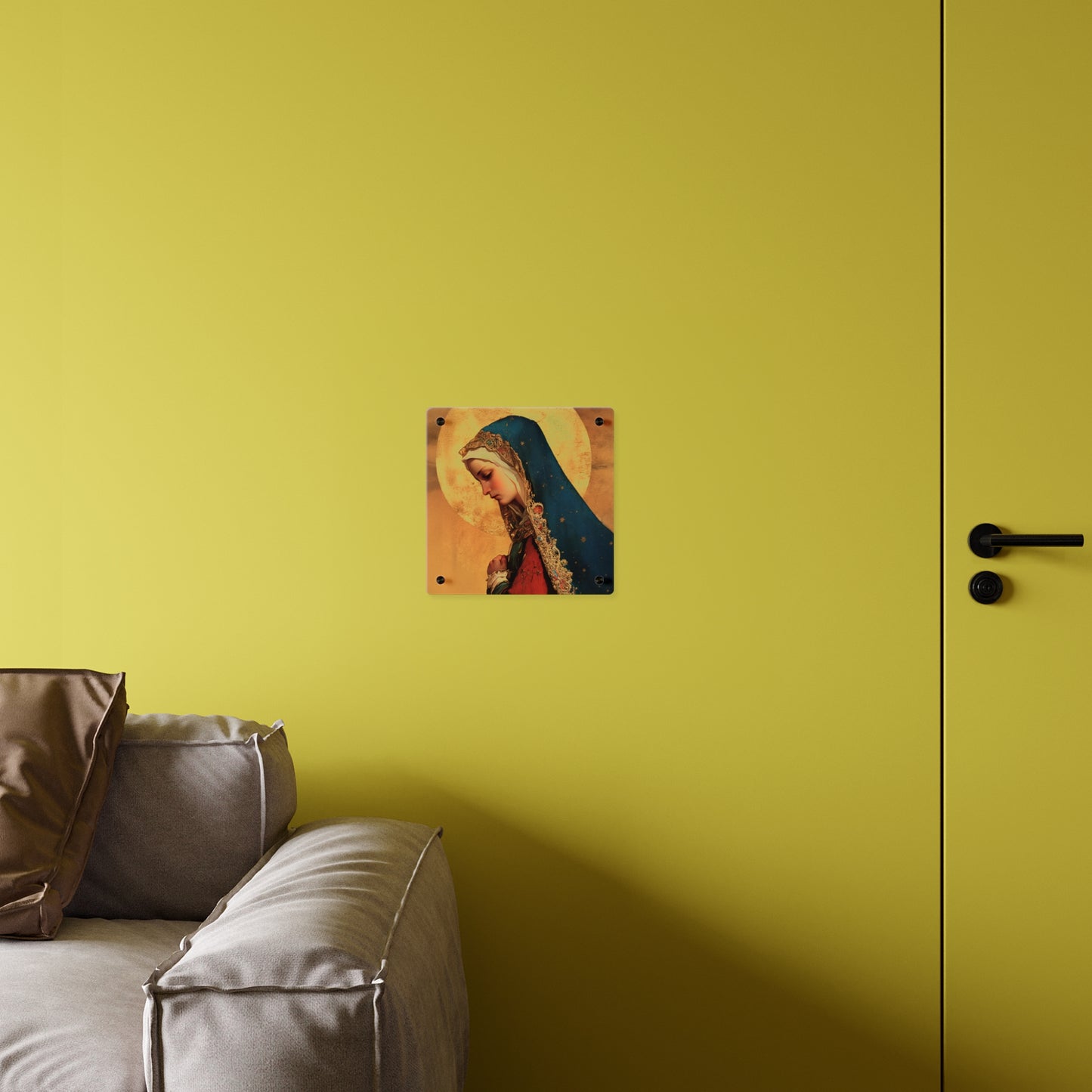 Our Lady of Mercy / Our Lady of Ransom Wall Art Panel - Ready to Hang Acrylic Print - Catholic Saint Art - Patron Saint Print - Mother Mary