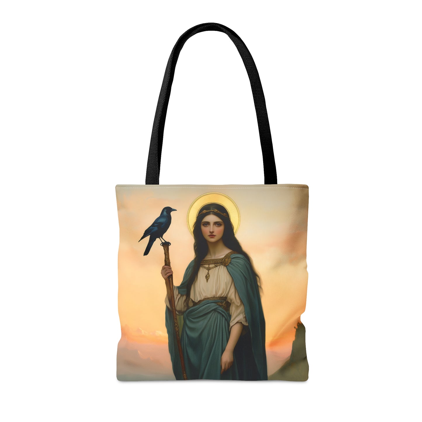 Saint Oda Tote Bag - Large Medium Small Faith Art Bag - Catholic Faith Purse - Religious - Prayer Bag - Devotional Purse