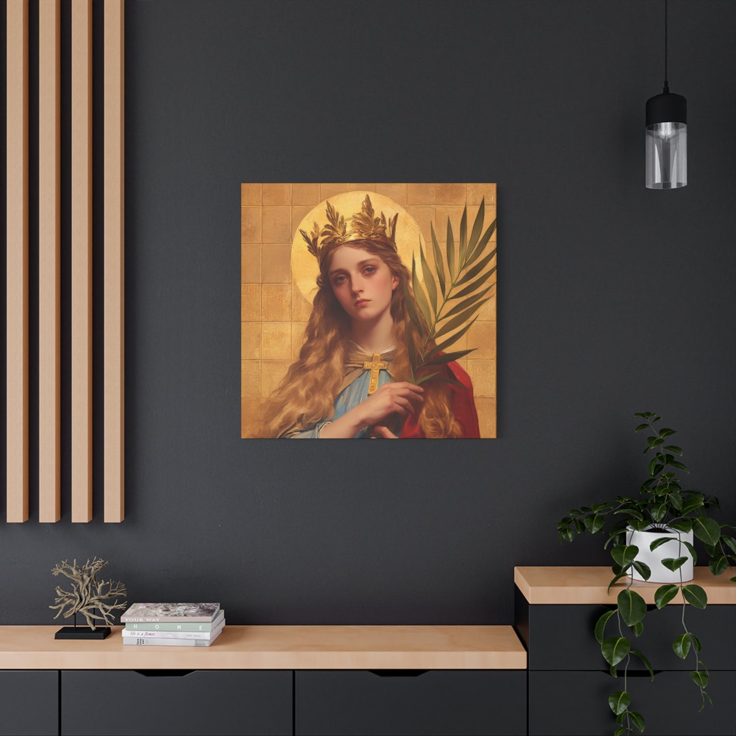 Saint Agrippina - Gallery Wrapped Canvas - Print - Religious Art for your Home - Catholic Art