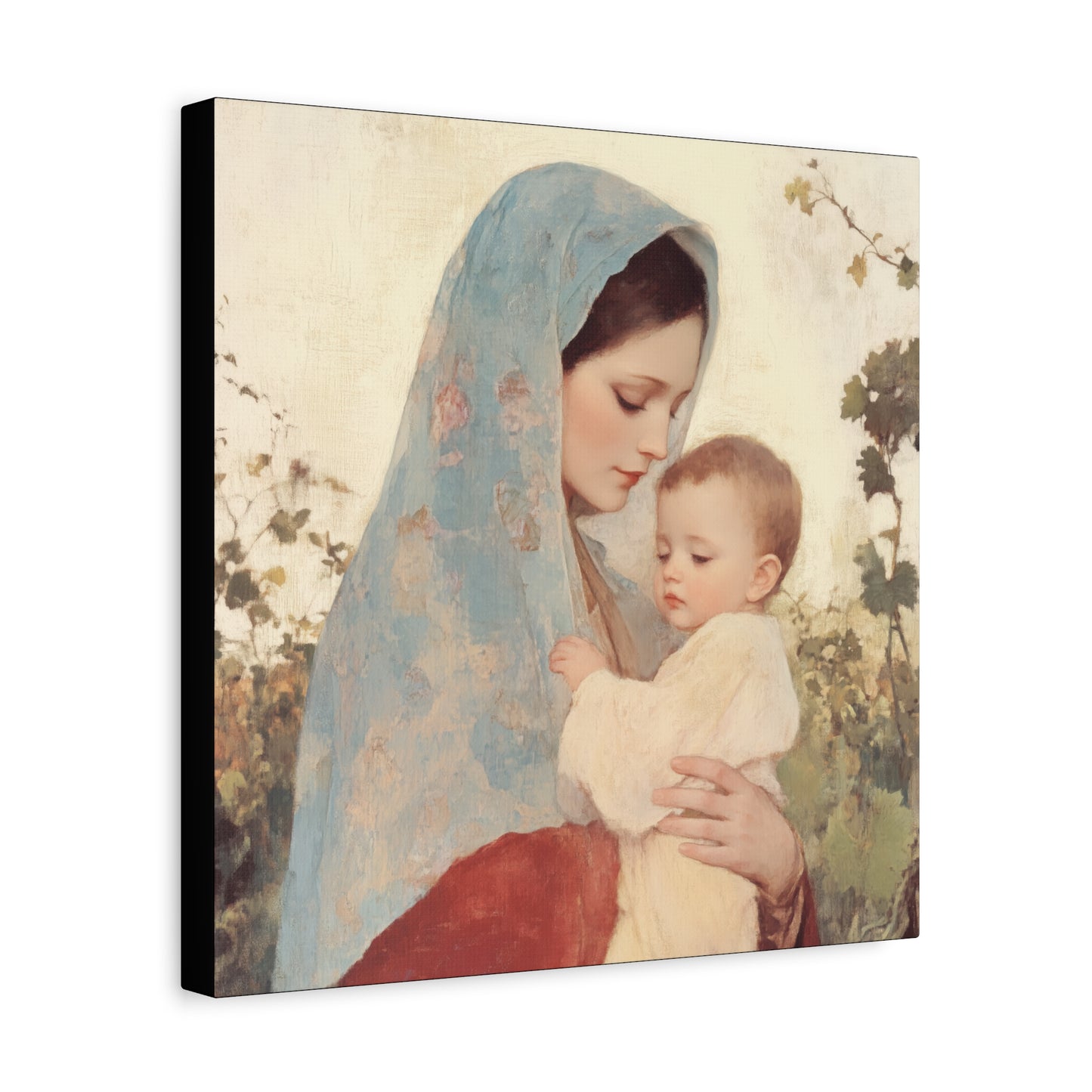 Our Lady of the Grapes / Out Lady of the Harvest - Gallery Wrapped Canvas - Print - Religious Art for your Home - Catholic Art