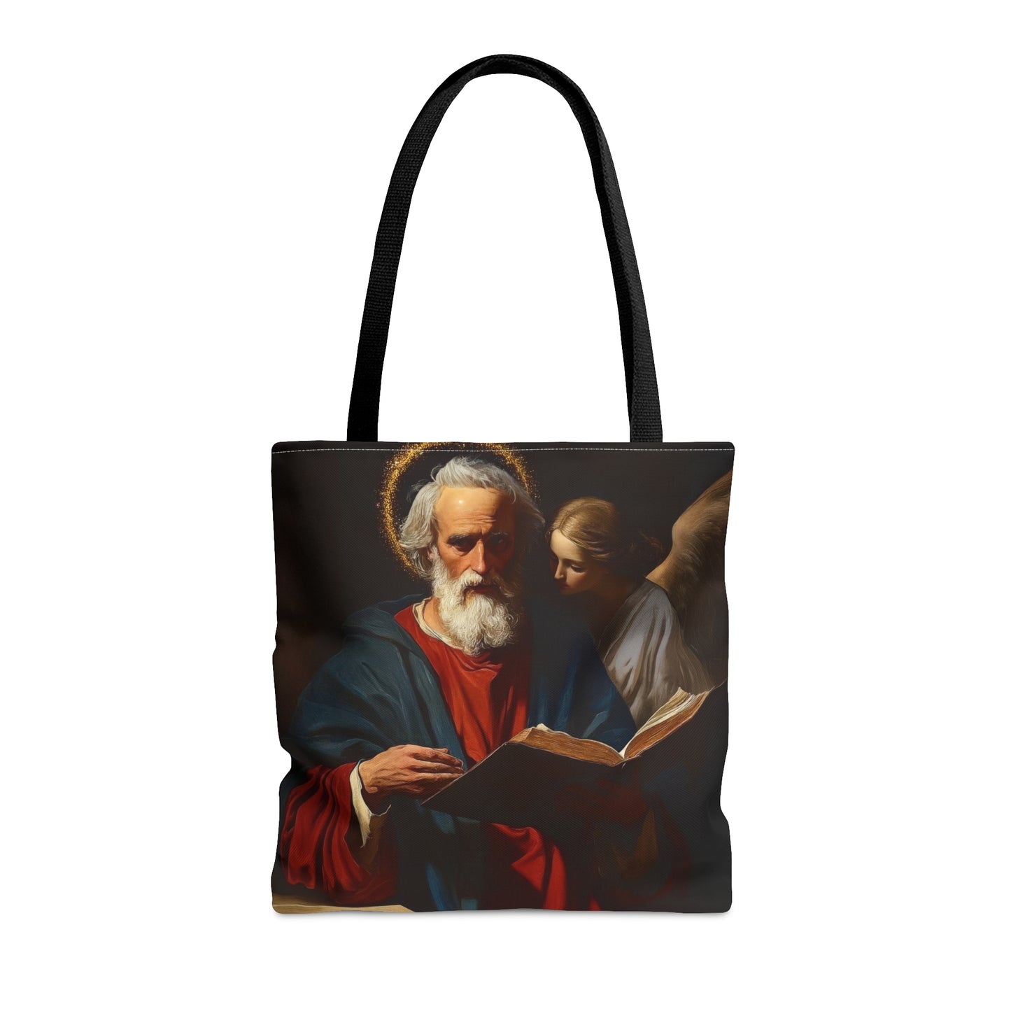 Saint Matthew the Apostle - Tote Bag - Large Medium Small Faith Art Bag - Re usable Tote Purse - Double Sided - Catholic Art Bag