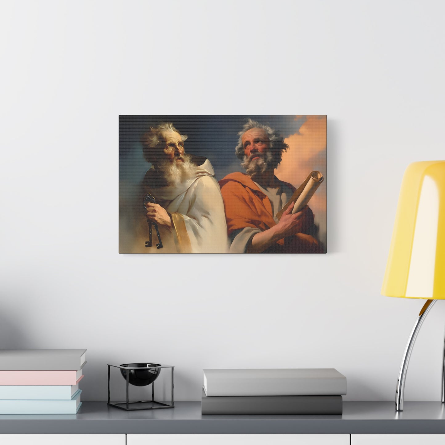 Saint Peter and Saint Paul - Museum Wrapped Canvas - Print - Religious Art for your Home - Christian print