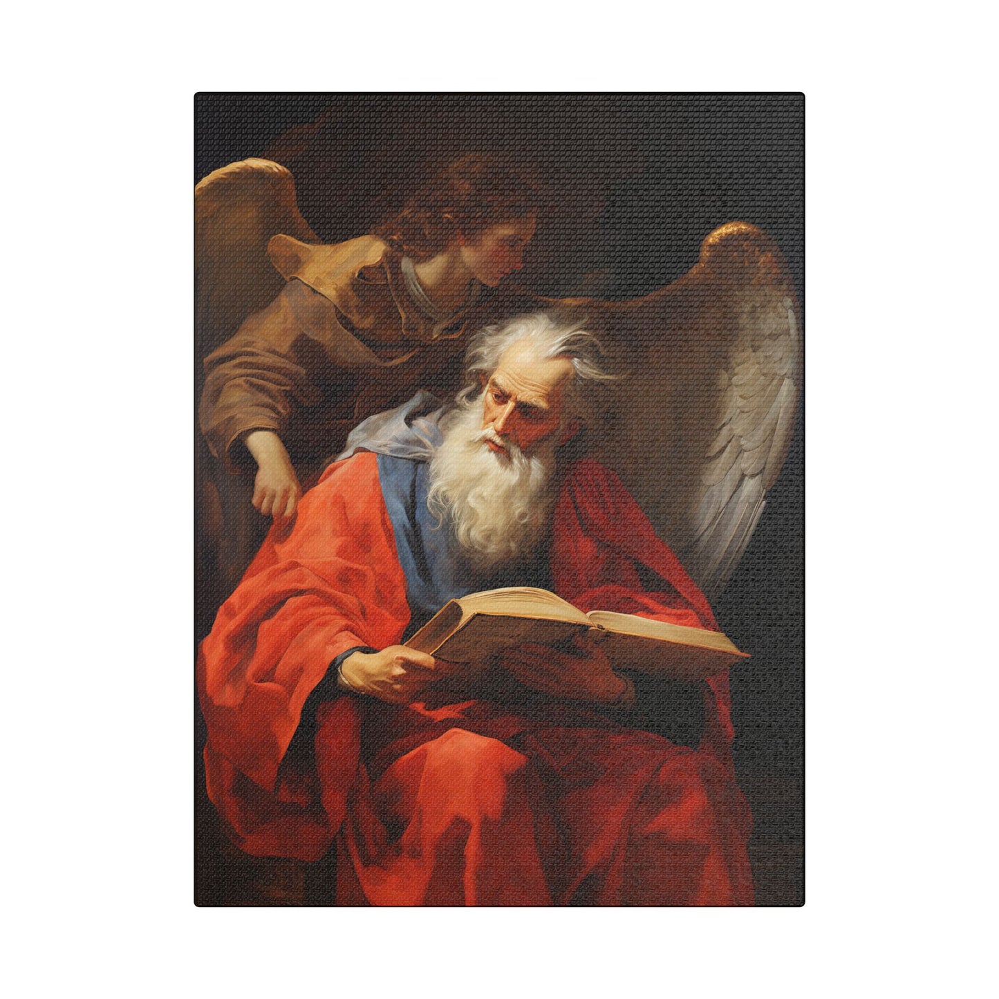 Saint Matthew the Apostle - Museum Wrapped Canvas - Sanctified Souls Print - Religious Art for your Home