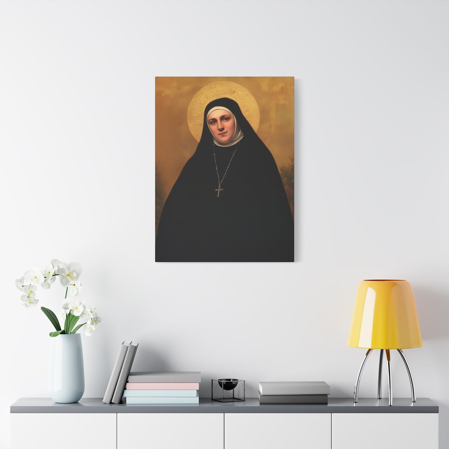 Saint Geltrude Caterina Comensoli - Gallery Wrapped Canvas - Print - Religious Art for your Home - Catholic Art