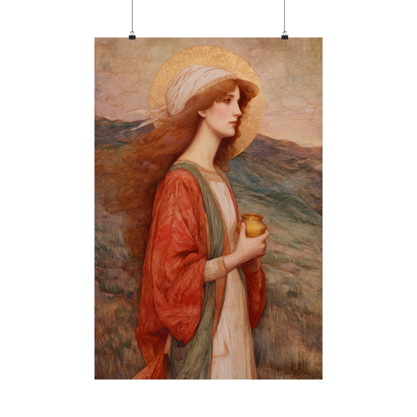 Saint Joanna - Sanctified Souls Print - Multiple Sizes - Premium Matte Vertical Posters
