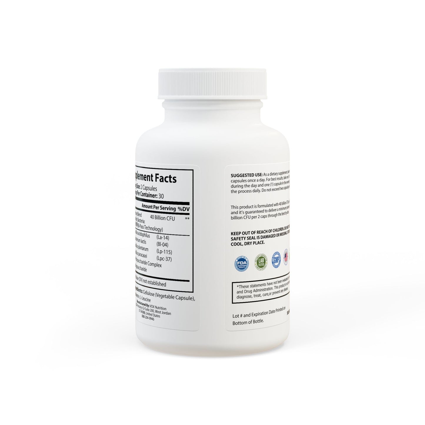 Saint Agnes's Rule & Remedy - Order · Ordo - Restored Balance - Probiotics Supplement (60 Capsules)