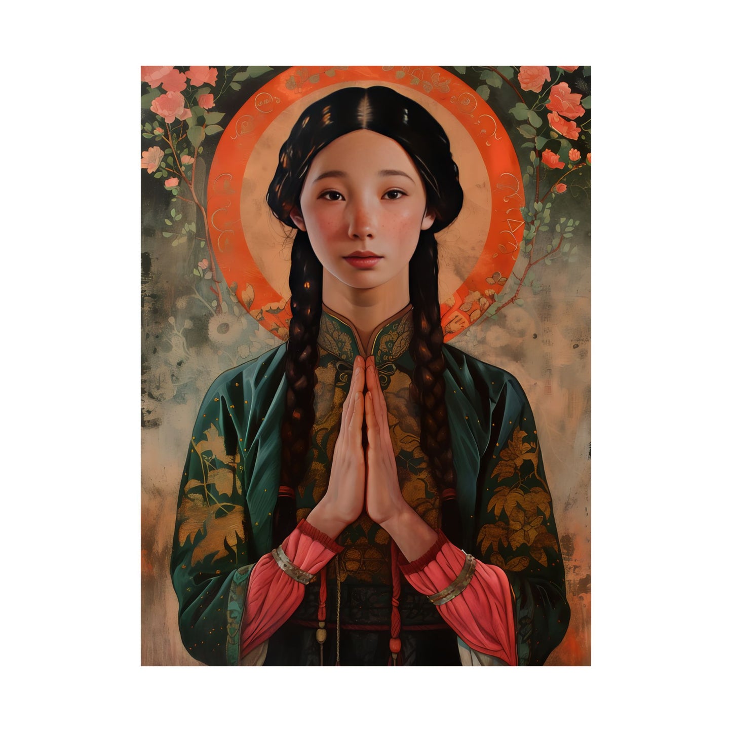 Saint Anna Wang - Sanctified Souls Print - Multiple Sizes - Premium Matte Vertical Posters -  Martyr of China