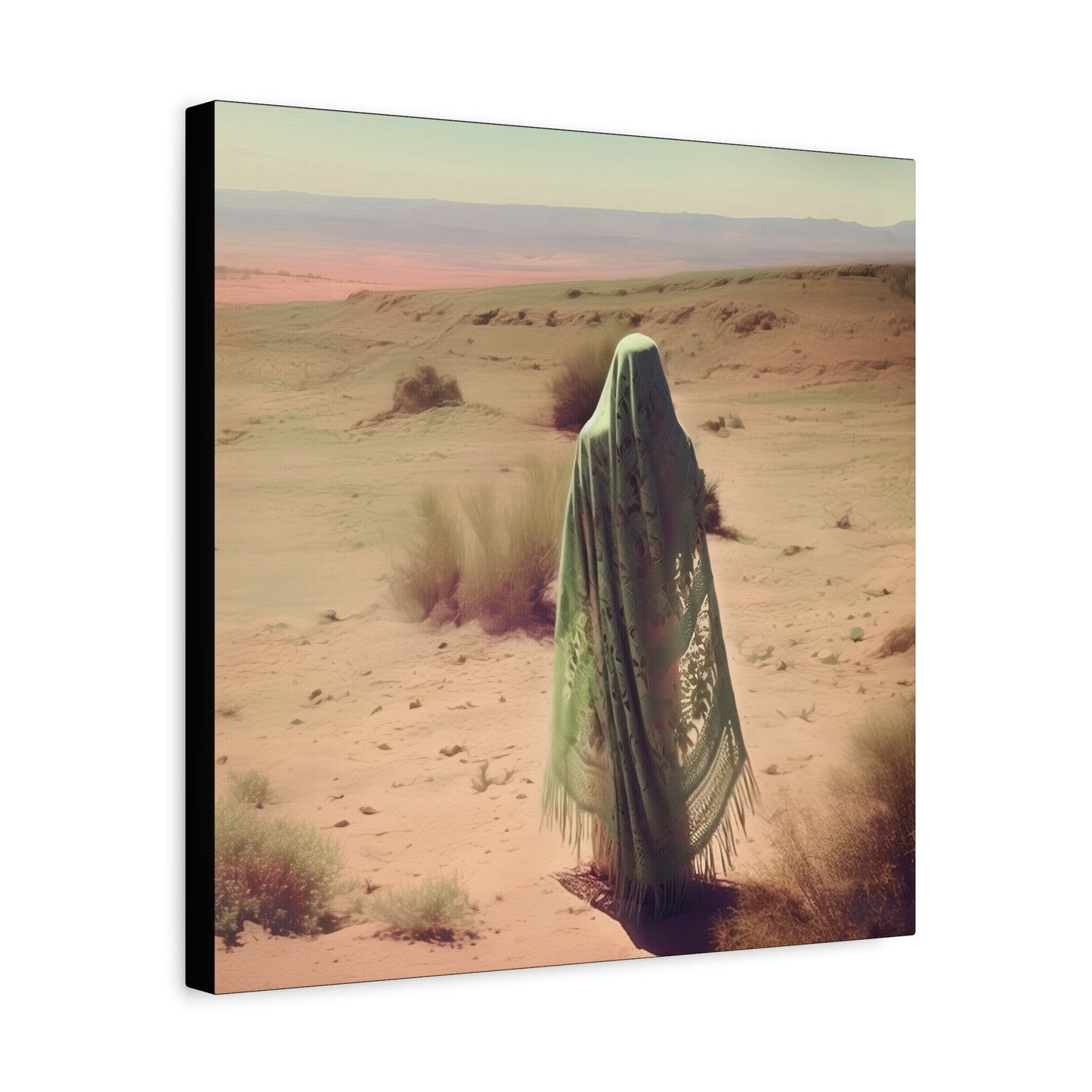 Saint Theodora of Alexandria  - Museum Wrapped Canvas - Sanctified Souls Print - Desert Mothers Series - Fine art Print - Religiou