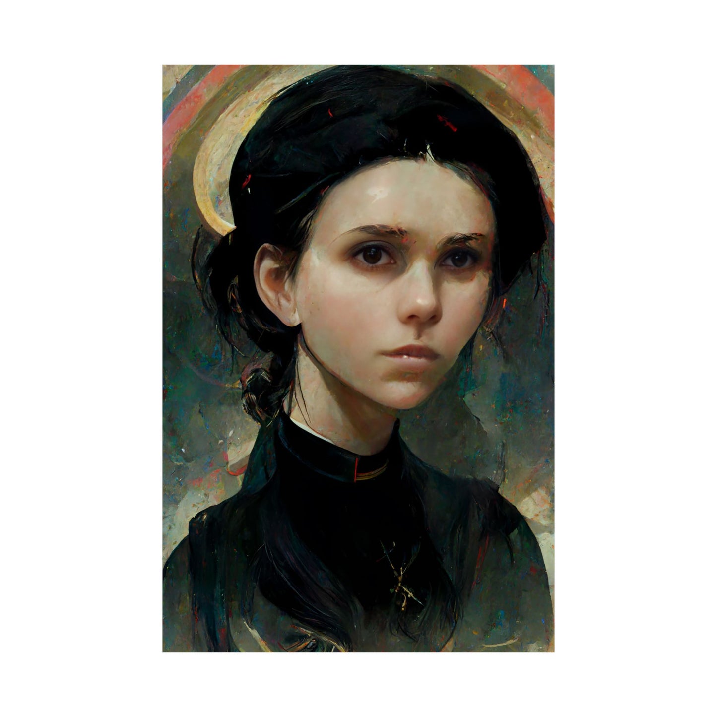 Saint Gemma Galgani - Sanctified Souls Print - Multiple Sizes - Premium Matte Vertical Posters