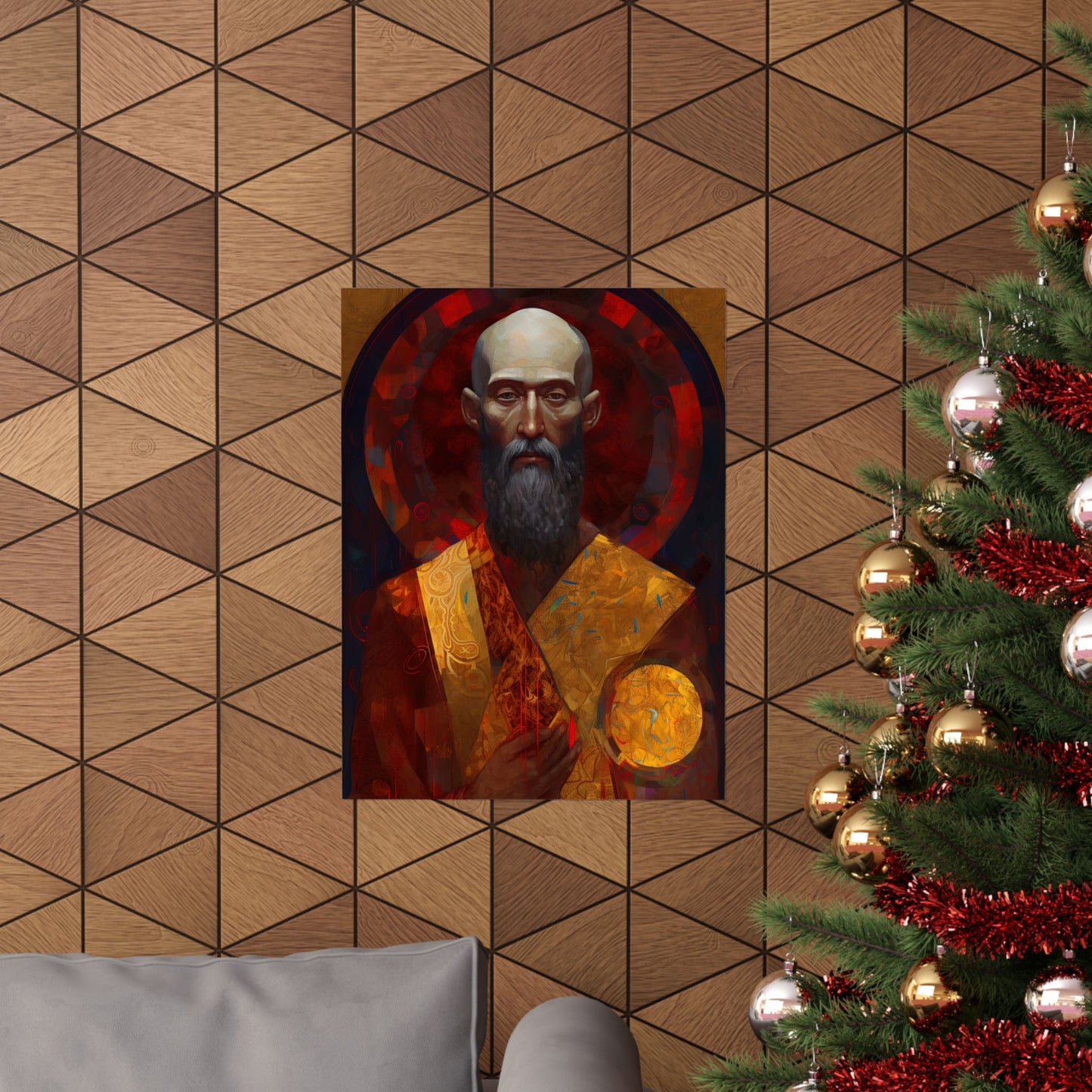 Saint Bartholomew the Apostle - Sanctified Souls Print - Multiple Sizes - Premium Matte Vertical Posters
